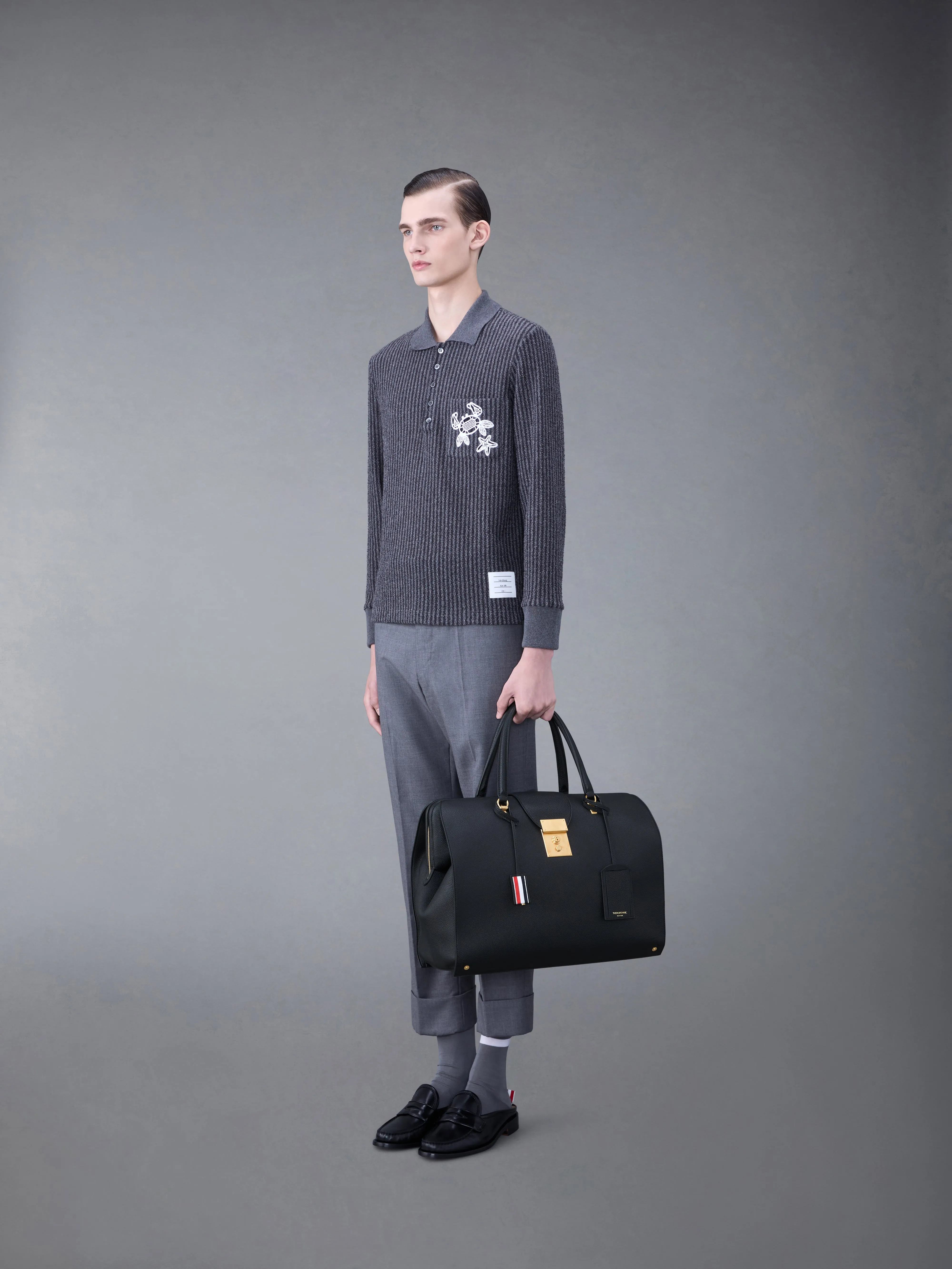 CALF MR. THOM LUGGAGE BAG sold by Thom Browne product image thumbnail 4