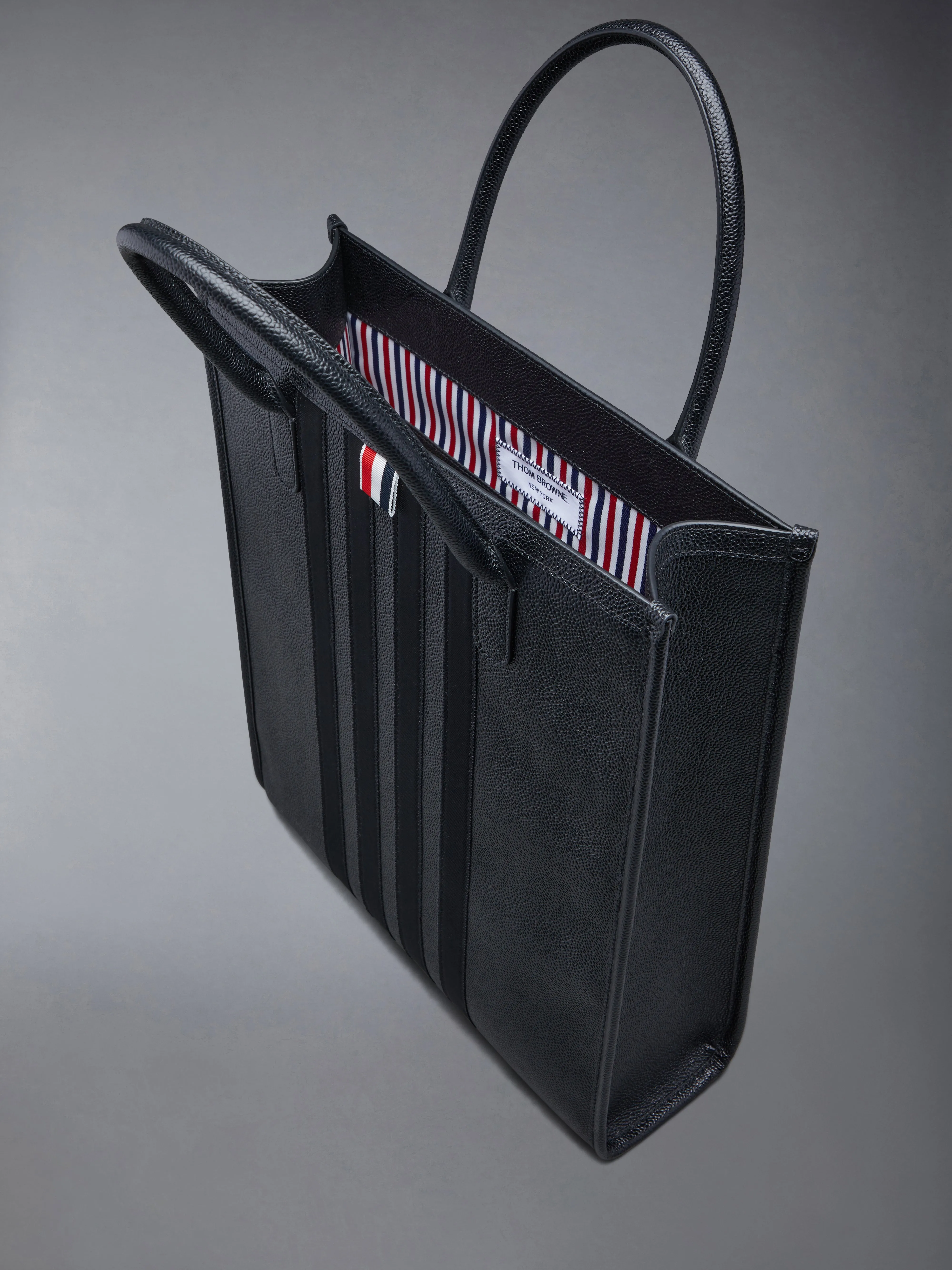PEBBLE GRAIN 4-BAR TOTE sold by Thom Browne product image thumbnail 5
