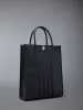 PEBBLE GRAIN 4-BAR TOTE sold by Thom Browne