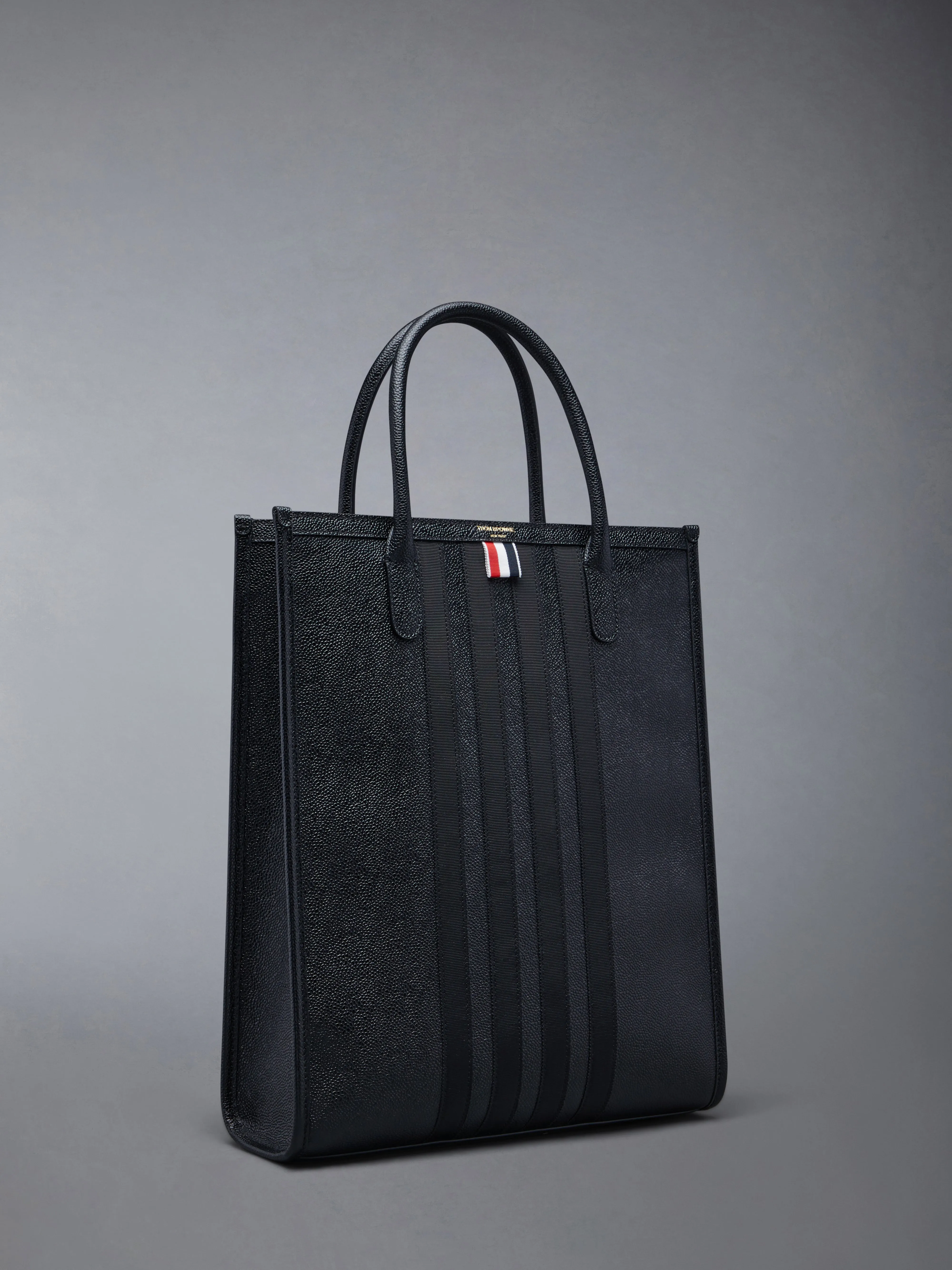 PEBBLE GRAIN 4-BAR TOTE sold by Thom Browne product image thumbnail 2