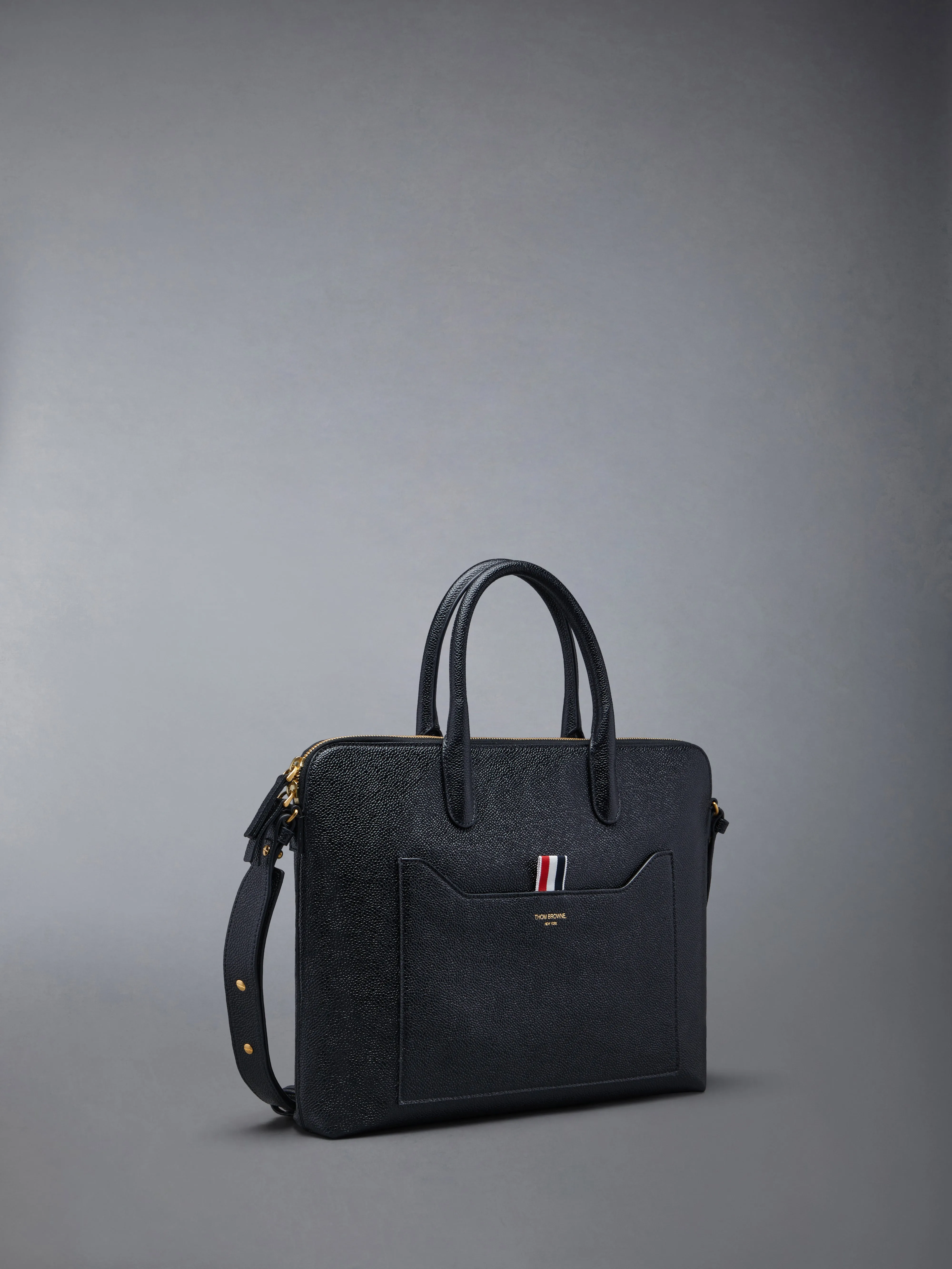 PEBBLE GRAIN BRIEFCASE sold by Thom Browne product image thumbnail 2
