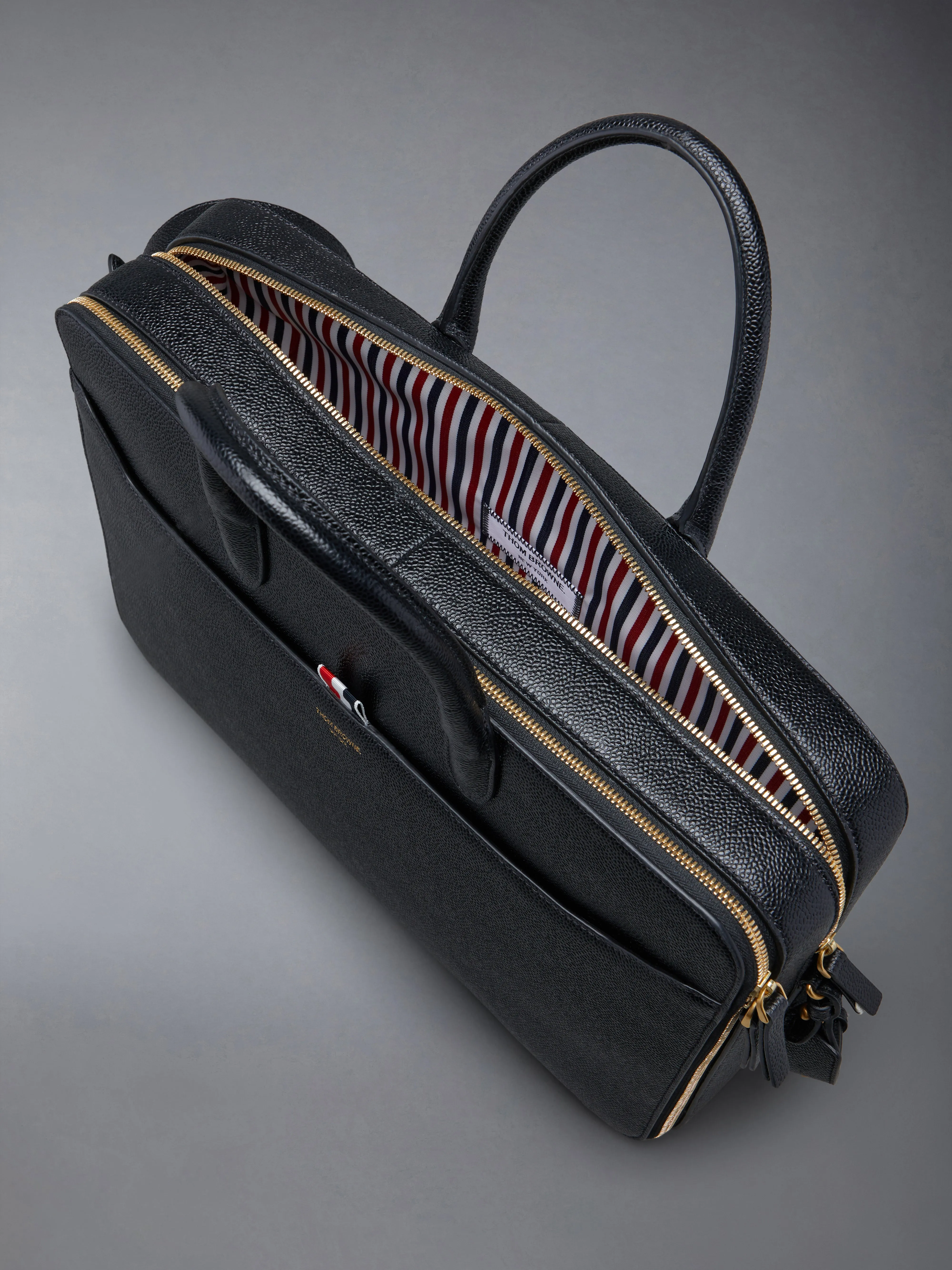 PEBBLE GRAIN DOUBLE COMPARTMENT BUSINESS BAG sold by Thom Browne product image thumbnail 5