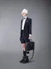 PEBBLE GRAIN DOUBLE COMPARTMENT BUSINESS BAG sold by Thom Browne