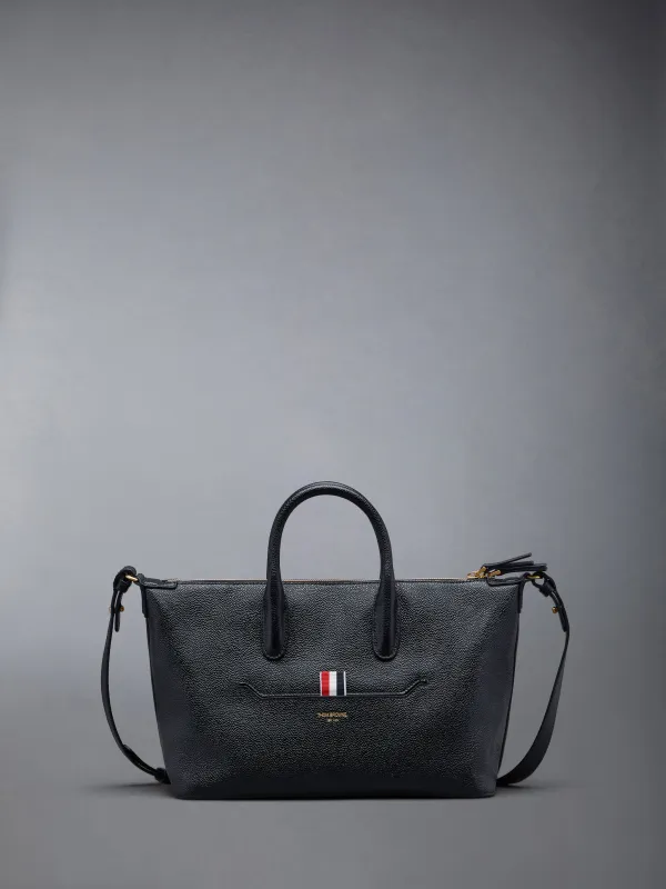 PEBBLE GRAIN SMALL DUFFLE sold by Thom Browne