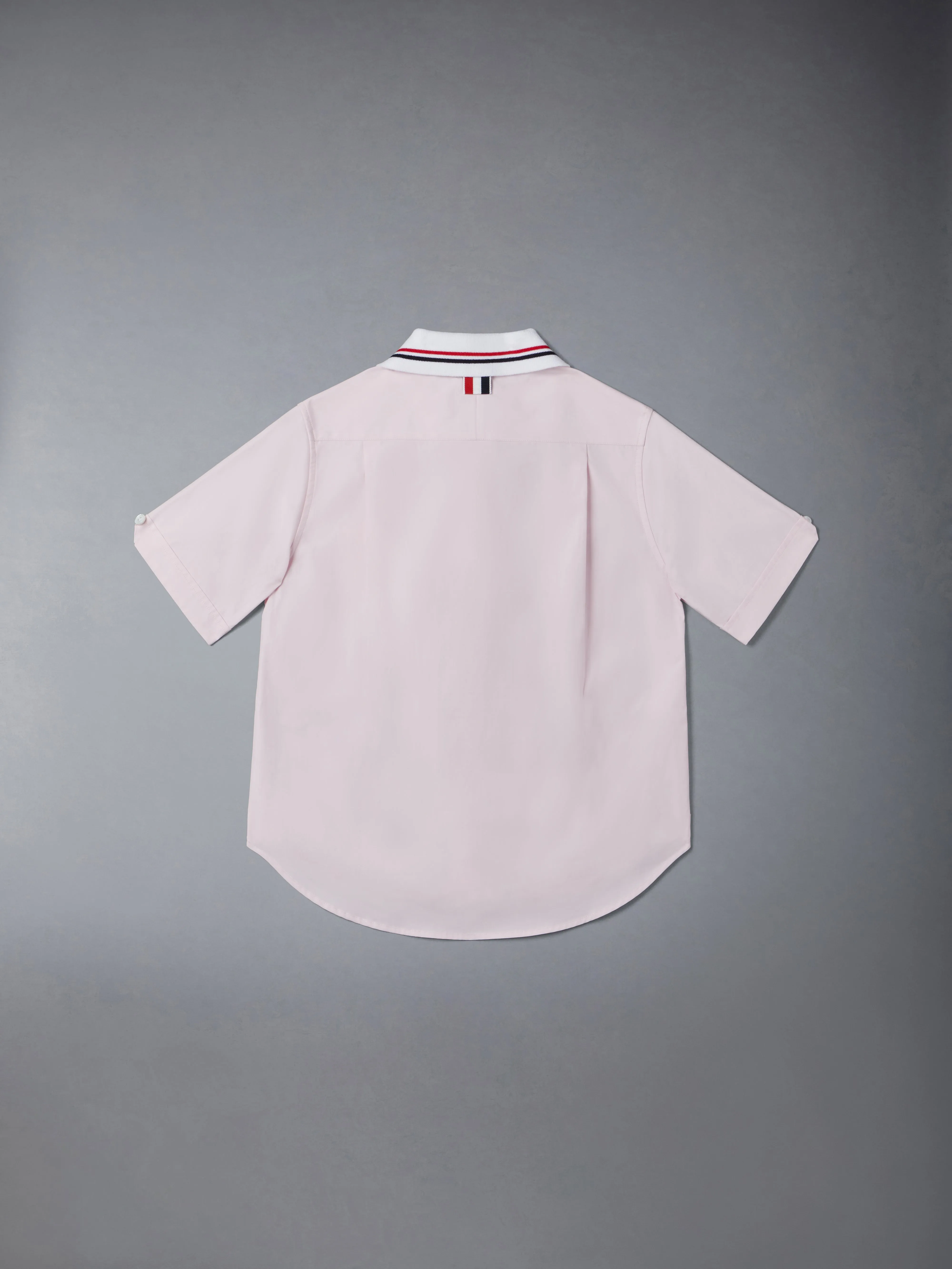 SOLID POPLIN POLO SHIRT sold by Thom Browne product image thumbnail 3
