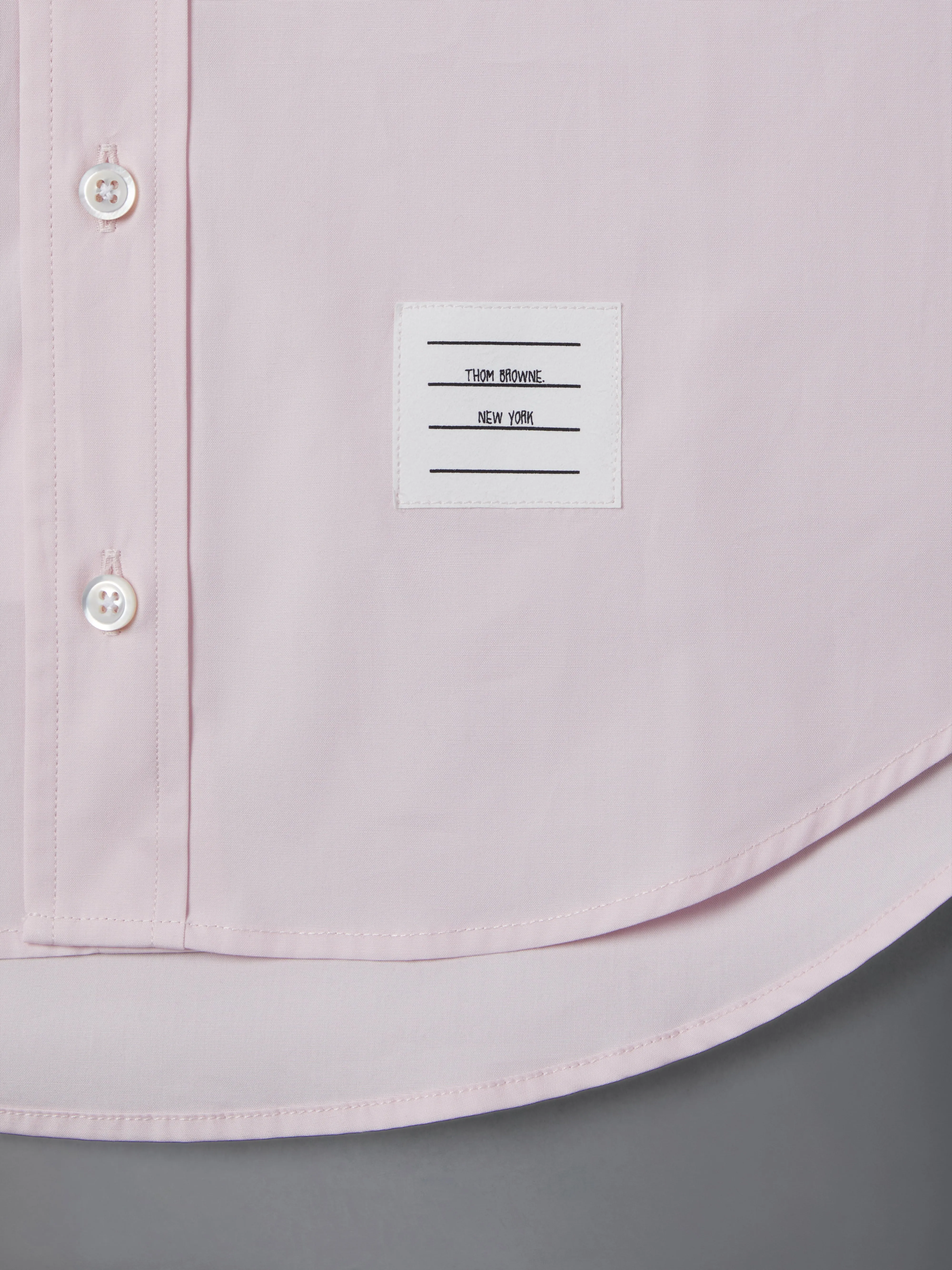 SOLID POPLIN POLO SHIRT sold by Thom Browne product image thumbnail 5