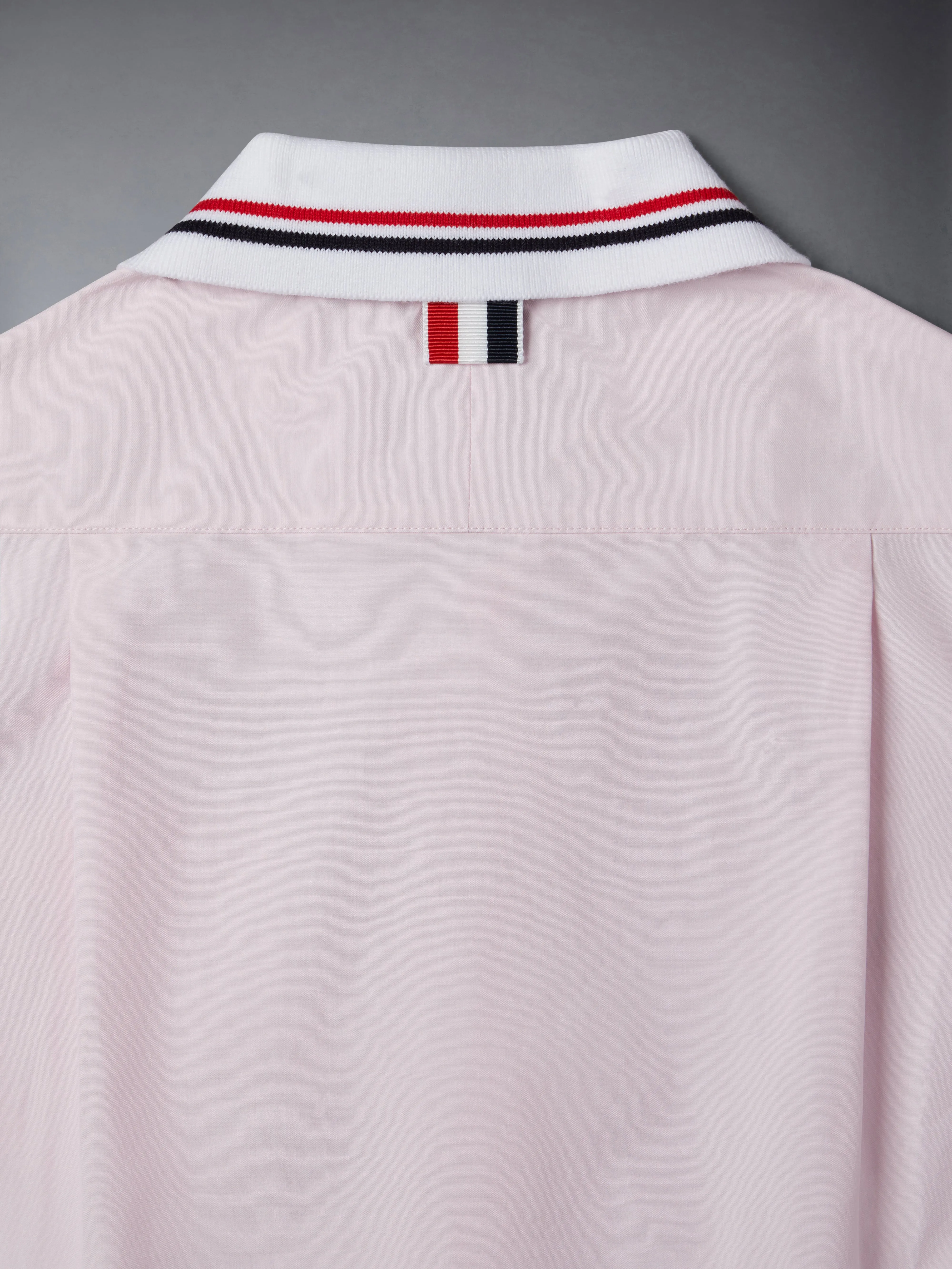 SOLID POPLIN POLO SHIRT sold by Thom Browne product image thumbnail 4