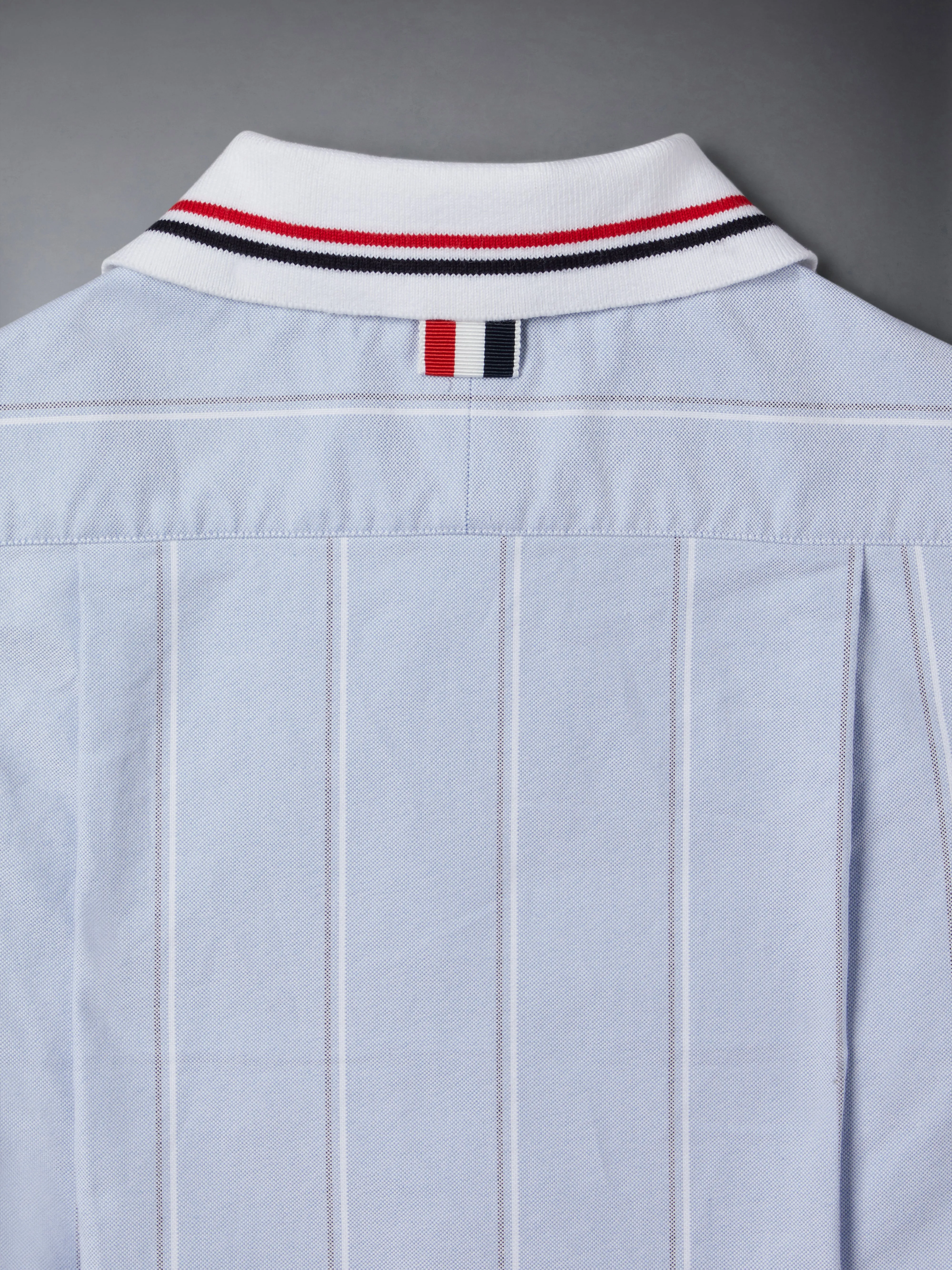 STRIPED OXFORD POLO SHIRT sold by Thom Browne product image thumbnail 4