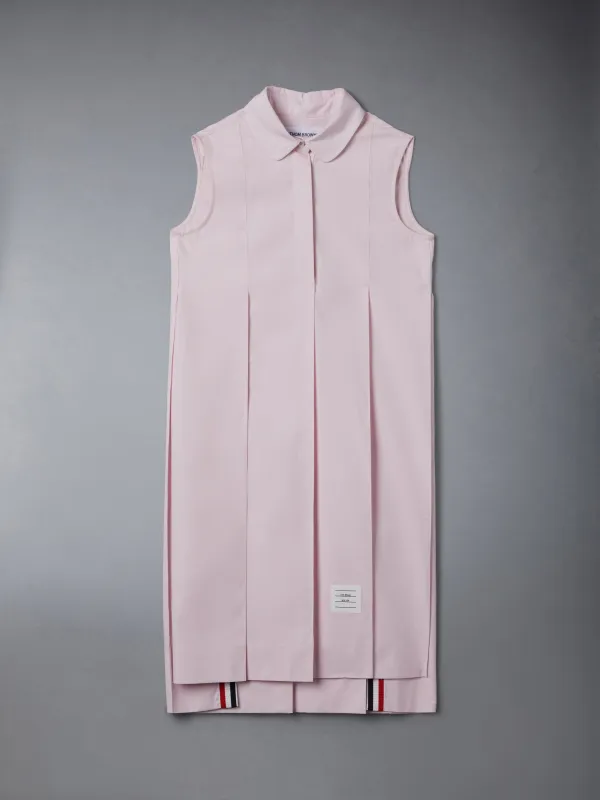 SOLID POPLIN WIDE PLEATED SHIRTDRESS sold by Thom Browne