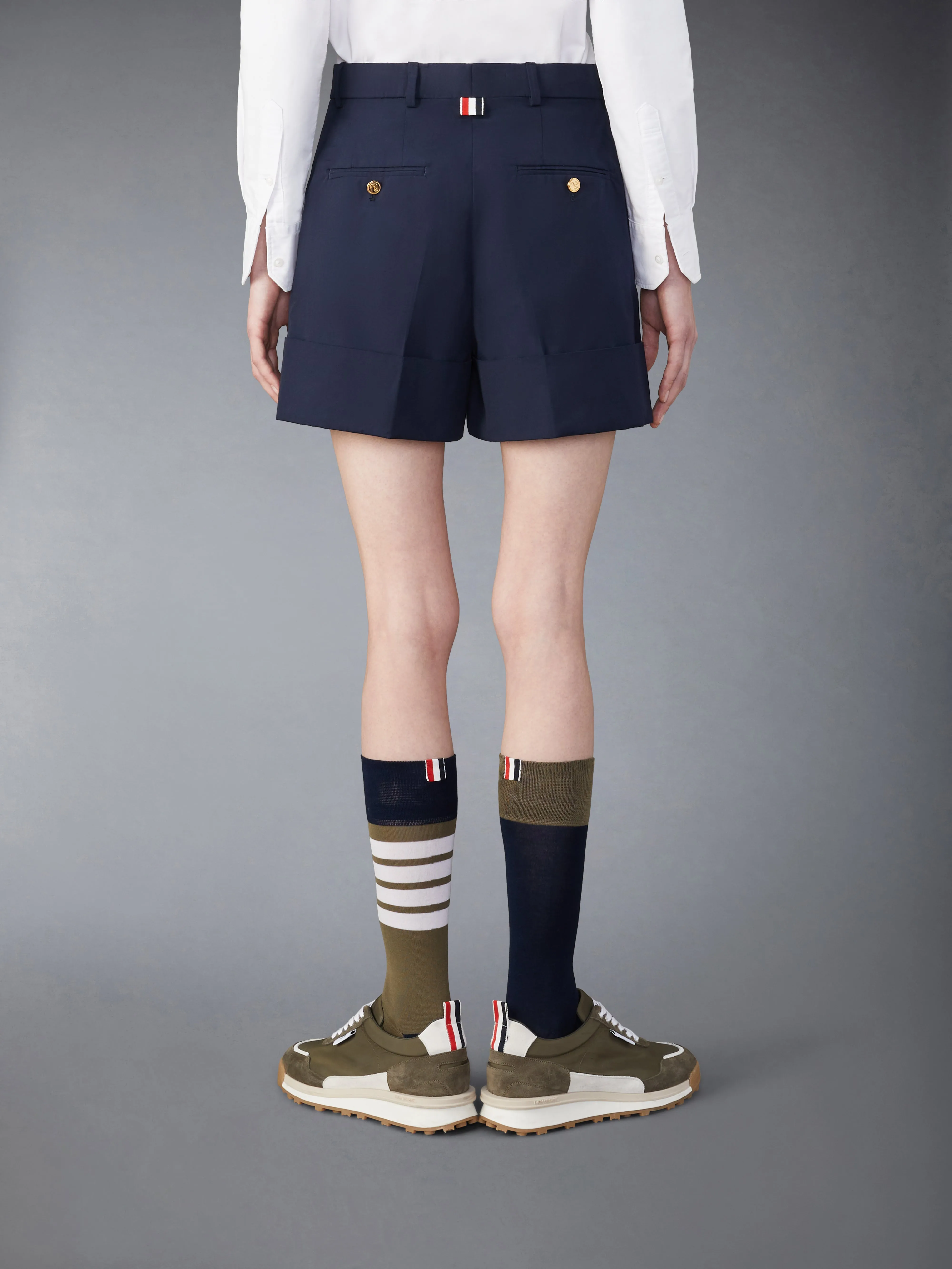 TYPEWRITER SACK SHORTS sold by Thom Browne product image thumbnail 2