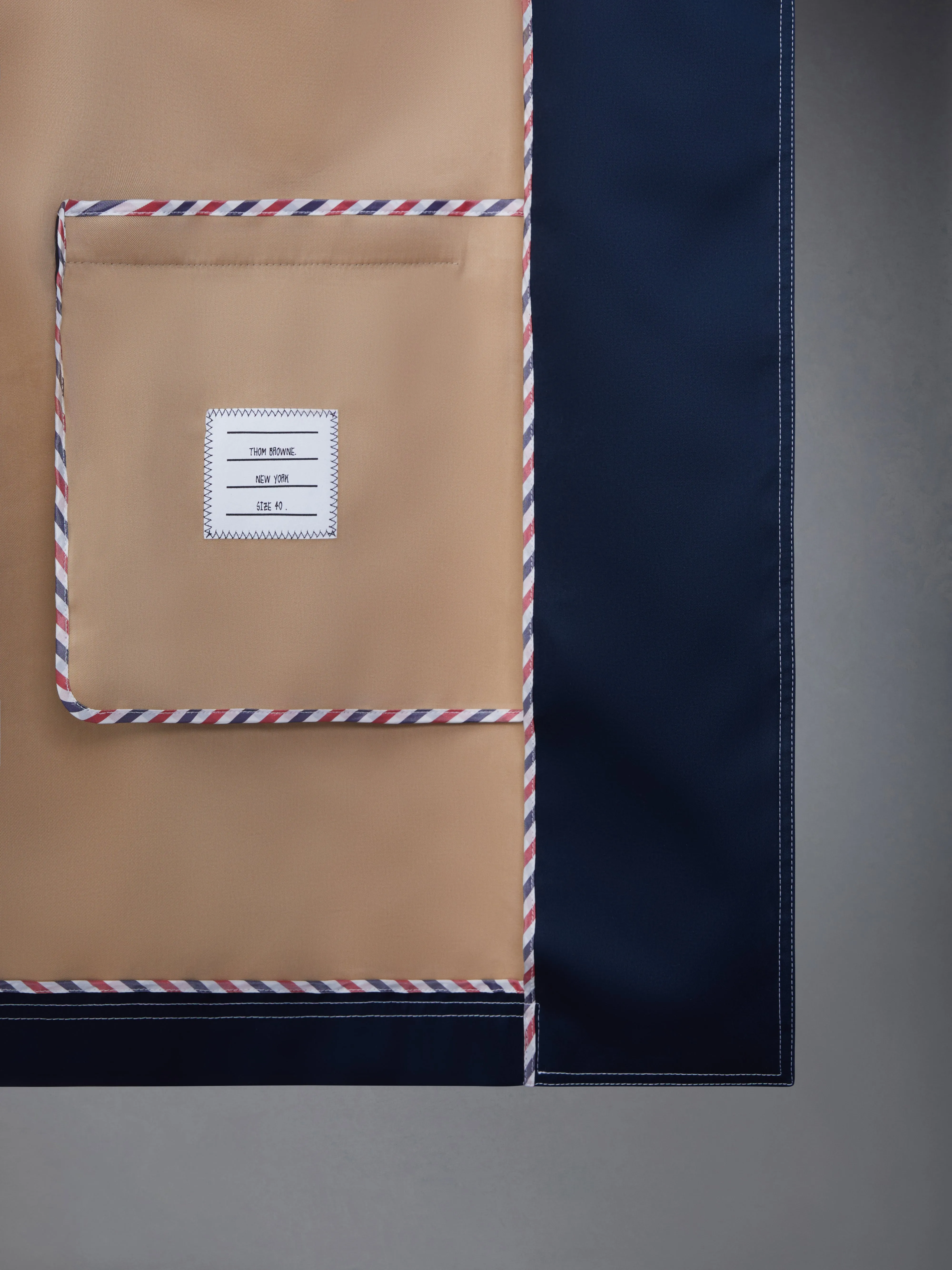 MACKINTOSH CROPPED BOX PLEAT CAR COAT sold by Thom Browne product image thumbnail 4