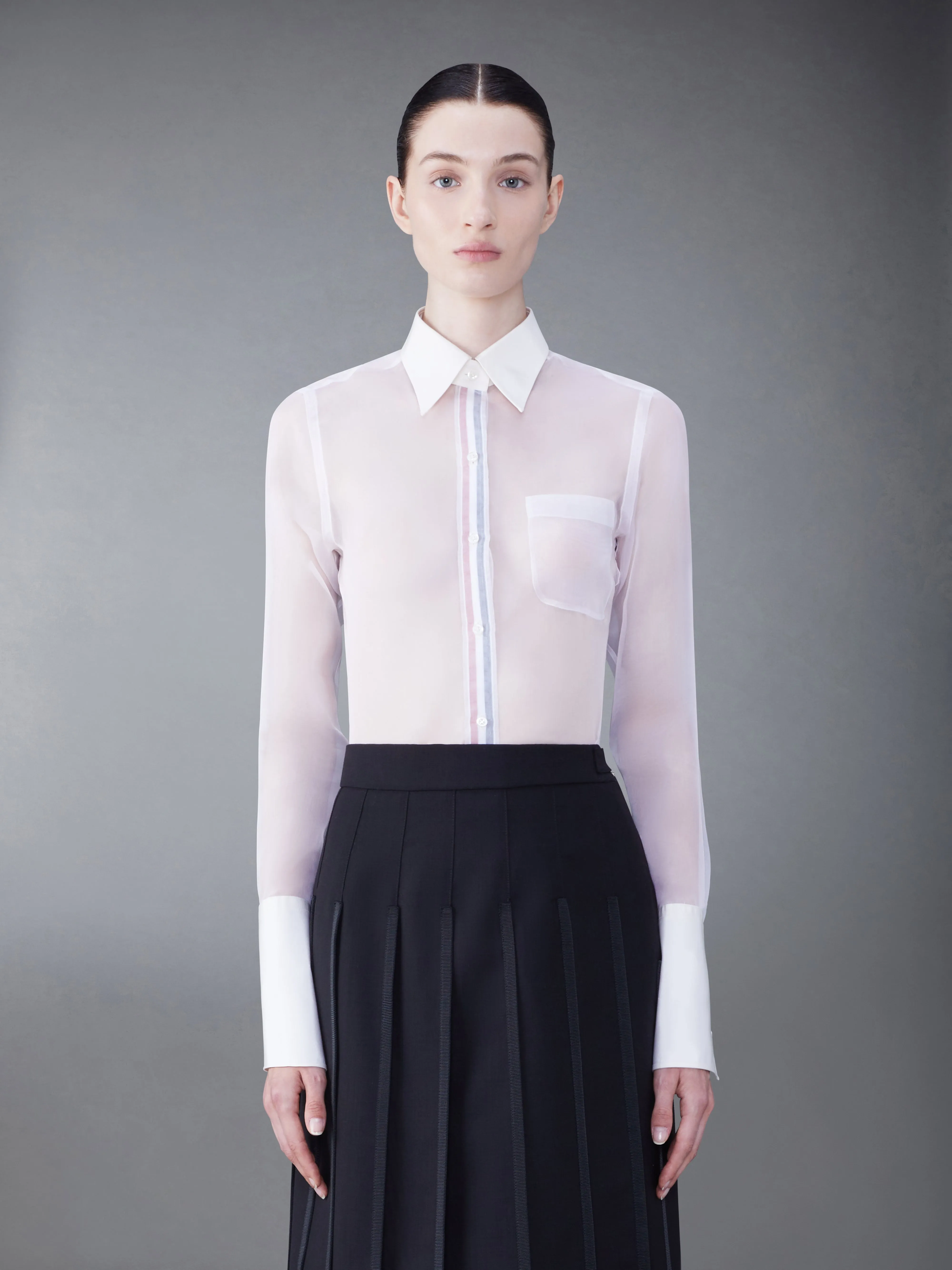 ORGANZA CLASSIC SHIRT sold by Thom Browne