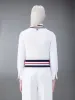 CASHMERE CABLE V-NECK VEST sold by Thom Browne