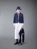 CASHMERE CABLE V-NECK VEST sold by Thom Browne