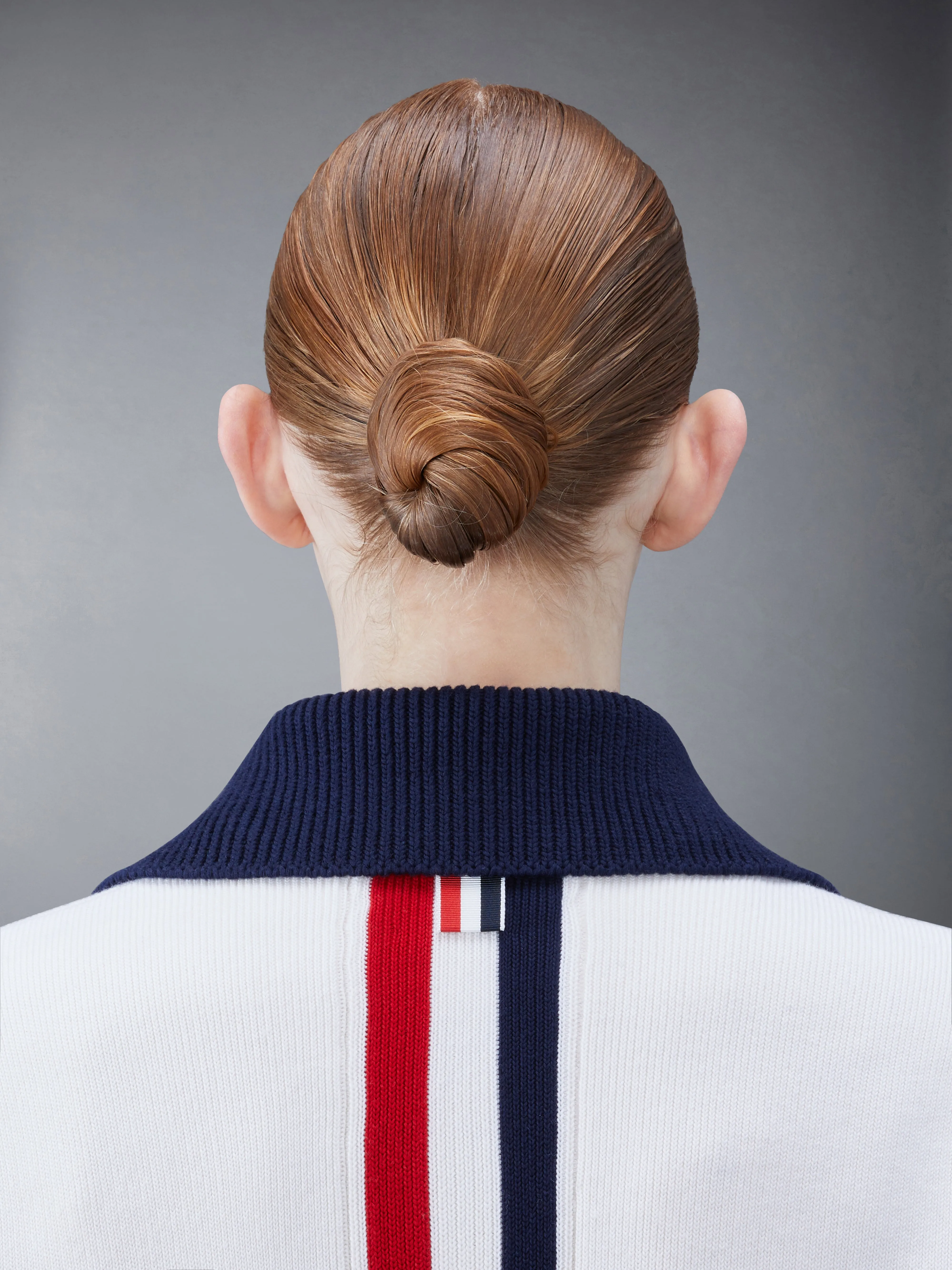 COTTON CASHMERE POLO COLLAR POCKET JACKET sold by Thom Browne product image thumbnail 4