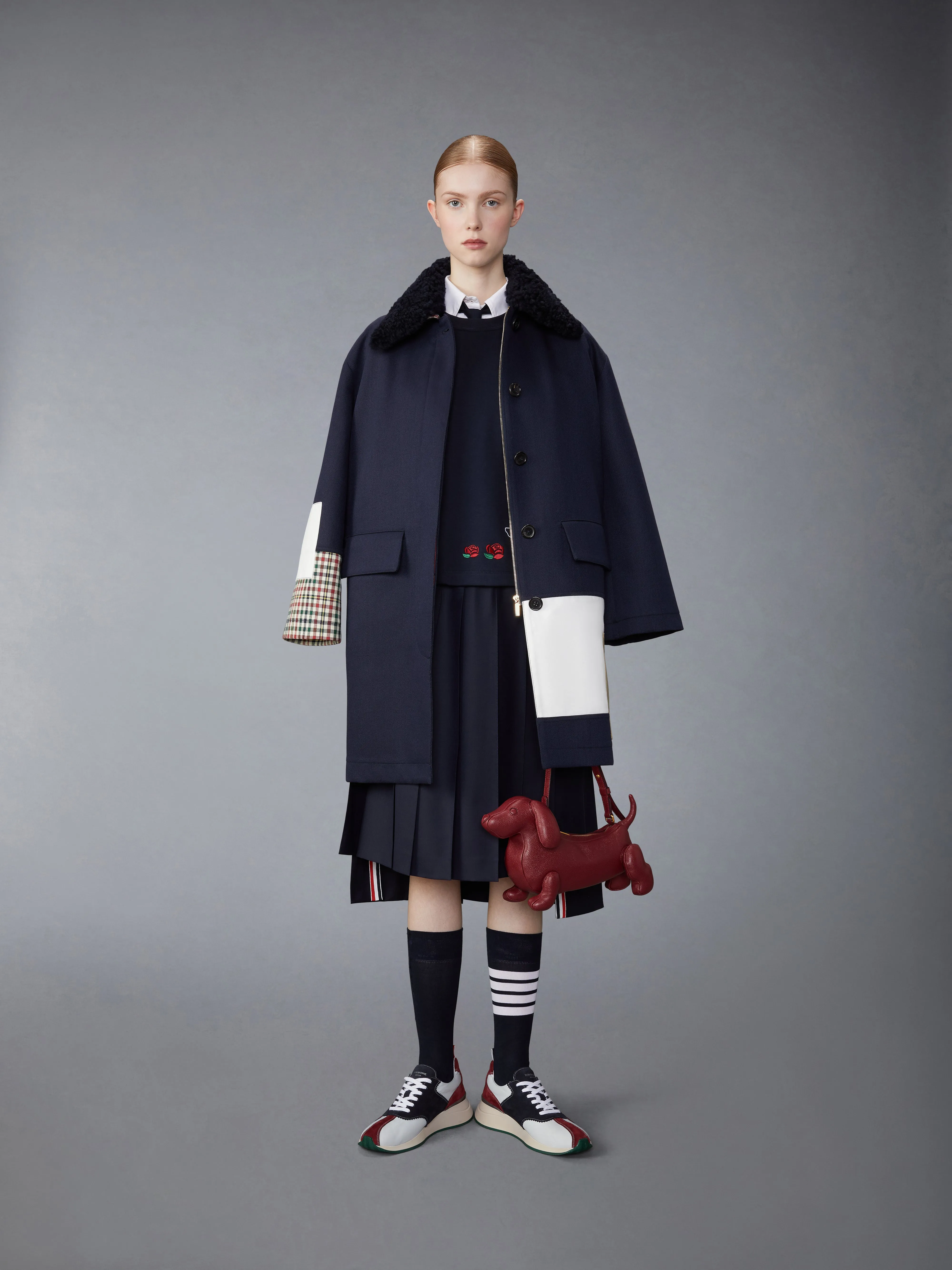 MERINO WOOL HECTOR FRINGE CLASSIC CARDIGAN sold by Thom Browne product image thumbnail 4