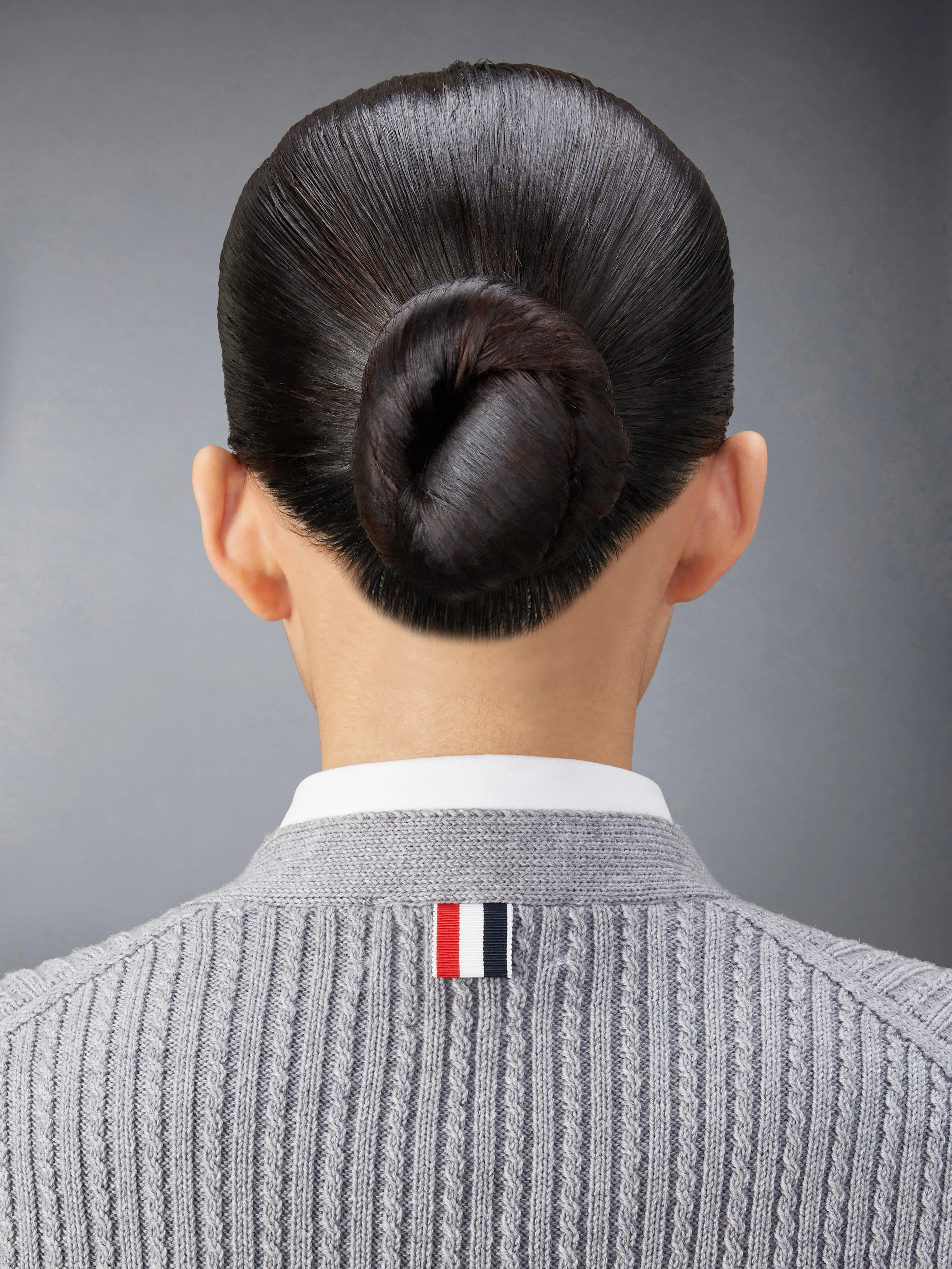 MERINO WOOL 4-BAR CROPPED CARDIGAN sold by Thom Browne product image thumbnail 5