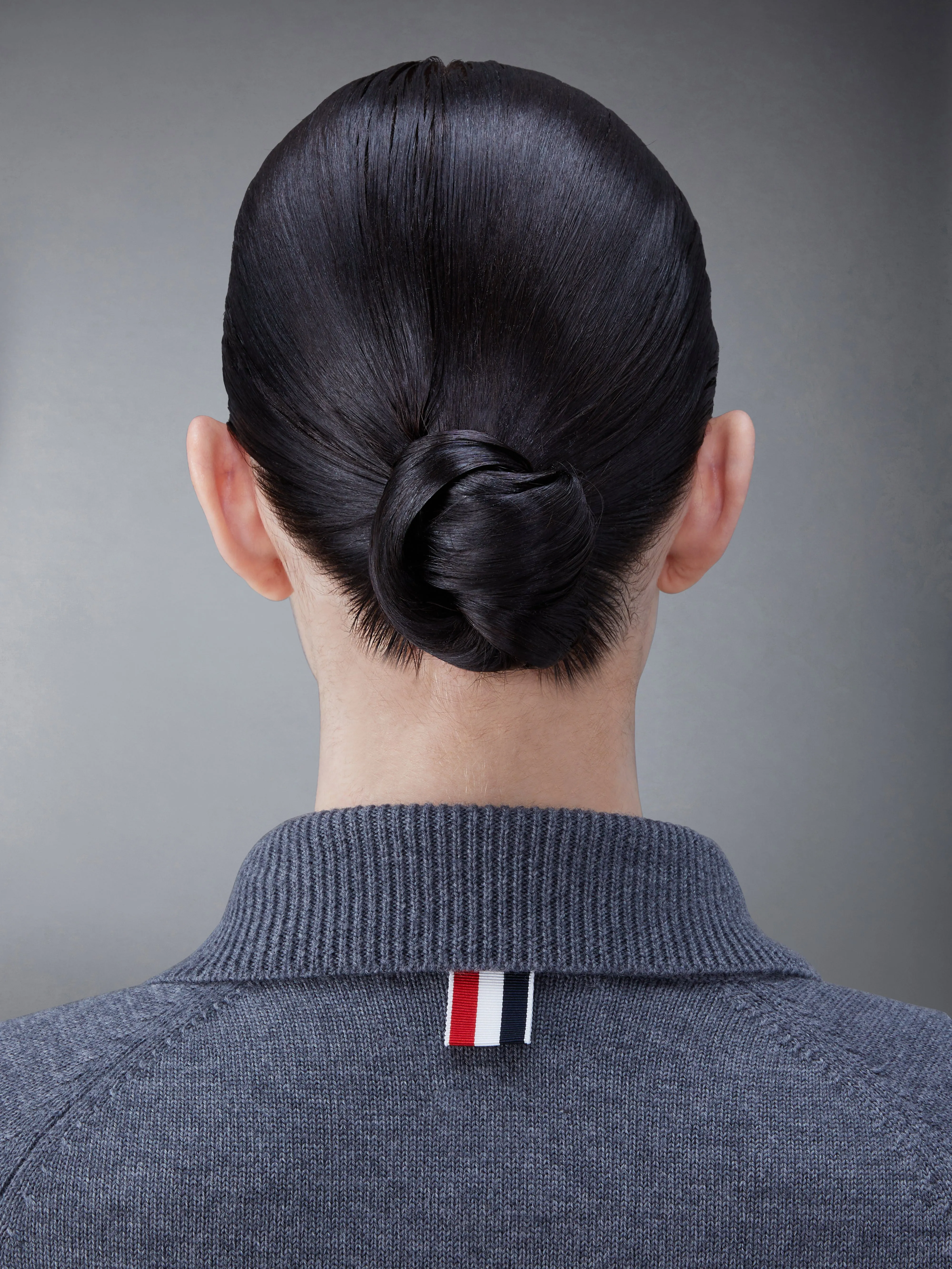 WOOL 4-BAR RAGLAN POLO CARDIGAN sold by Thom Browne product image thumbnail 5