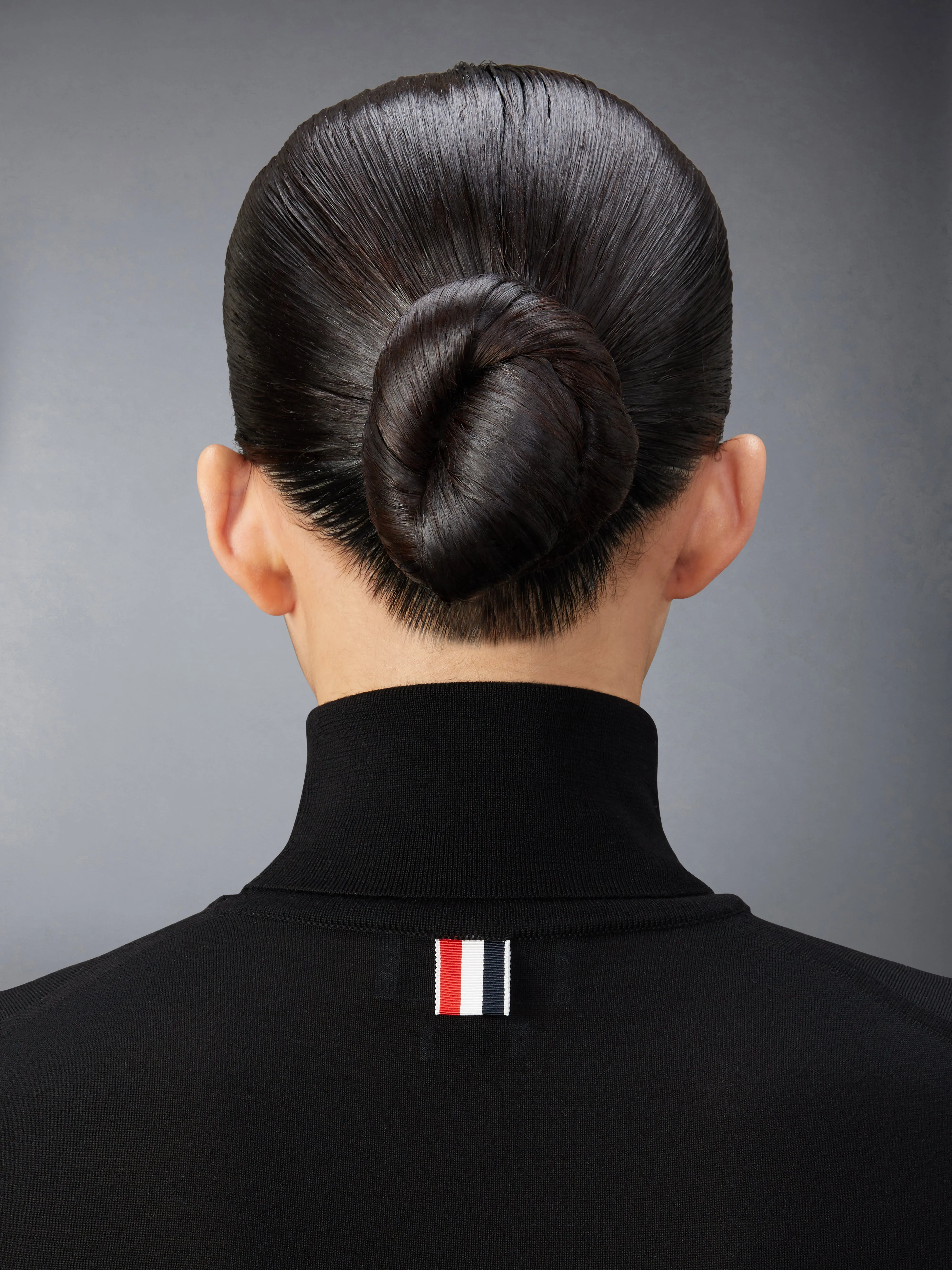 FINE MERINO WOOL 4-BAR RELAXED FIT TURTLENECK sold by Thom Browne product image thumbnail 5