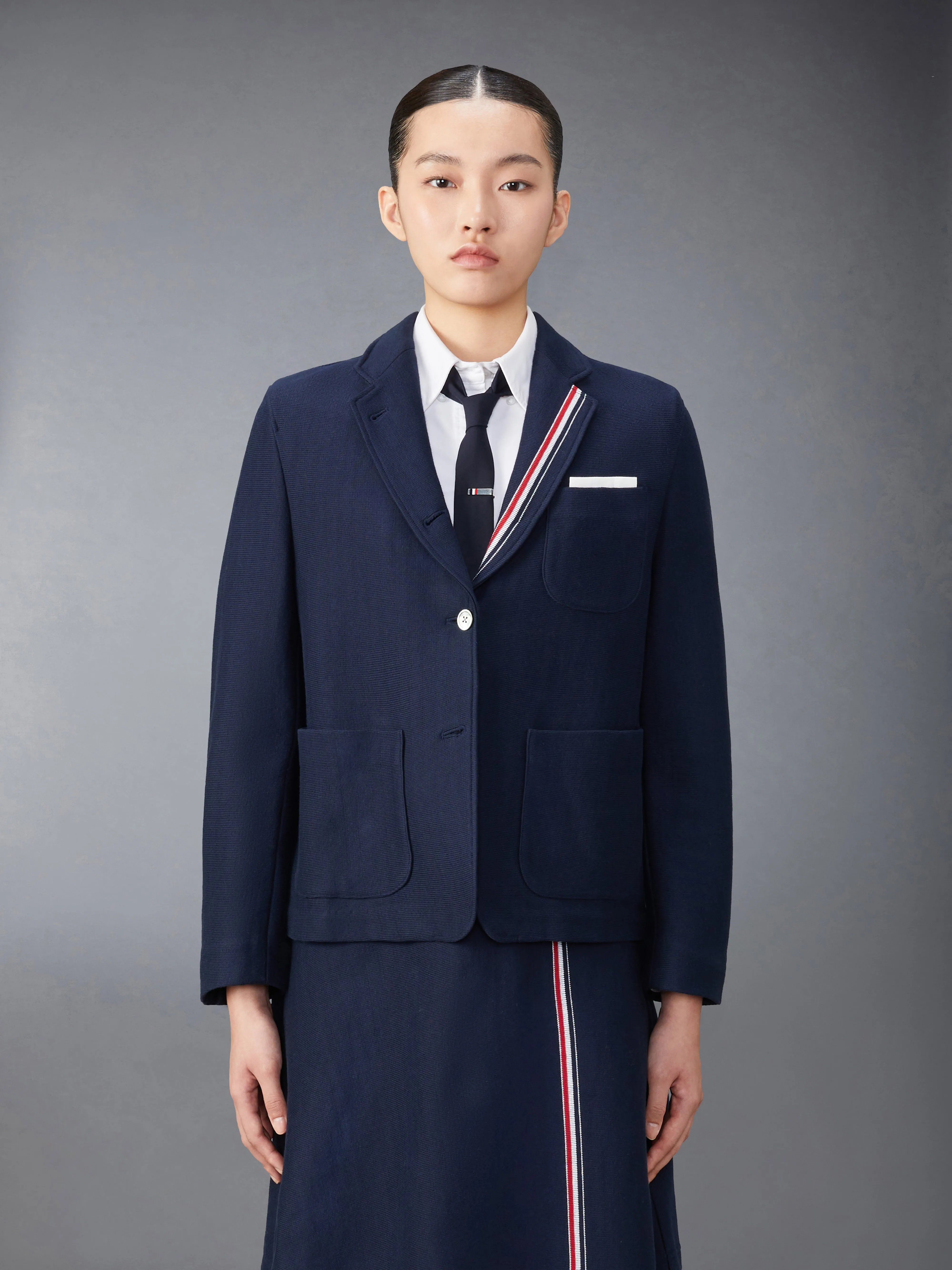 COTTON SACK JACKET sold by Thom Browne