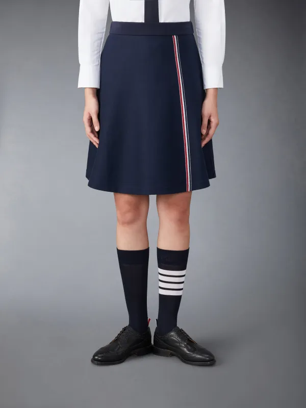 COTTON MIDI FLARE SKIRT sold by Thom Browne