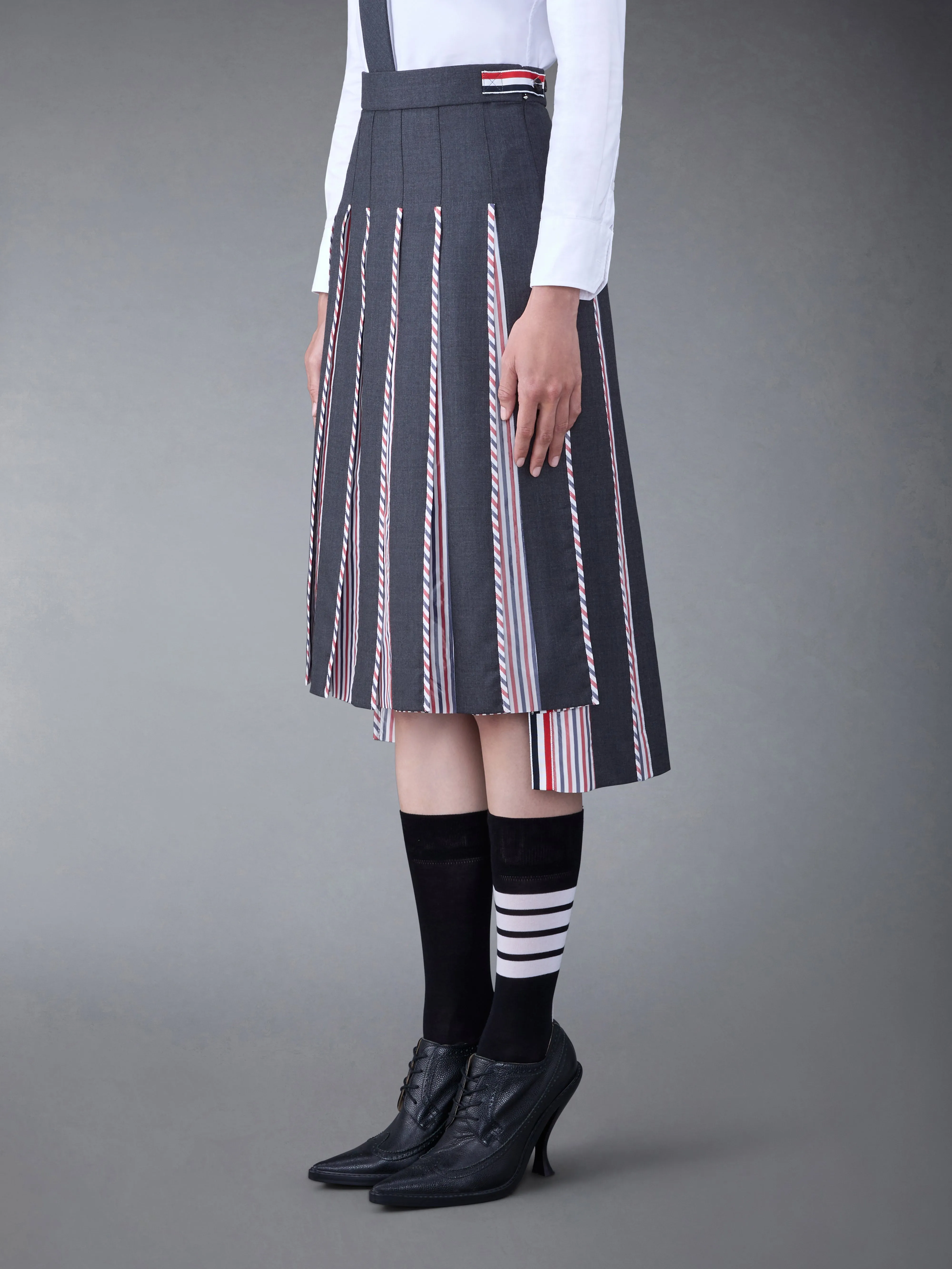 CLASSSIC TWILL PLEATED SKIRT sold by Thom Browne product image thumbnail 2