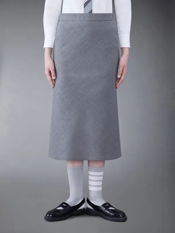 FRESCO MAXI LOW RISE BIAS SKIRT made by Thom Browne