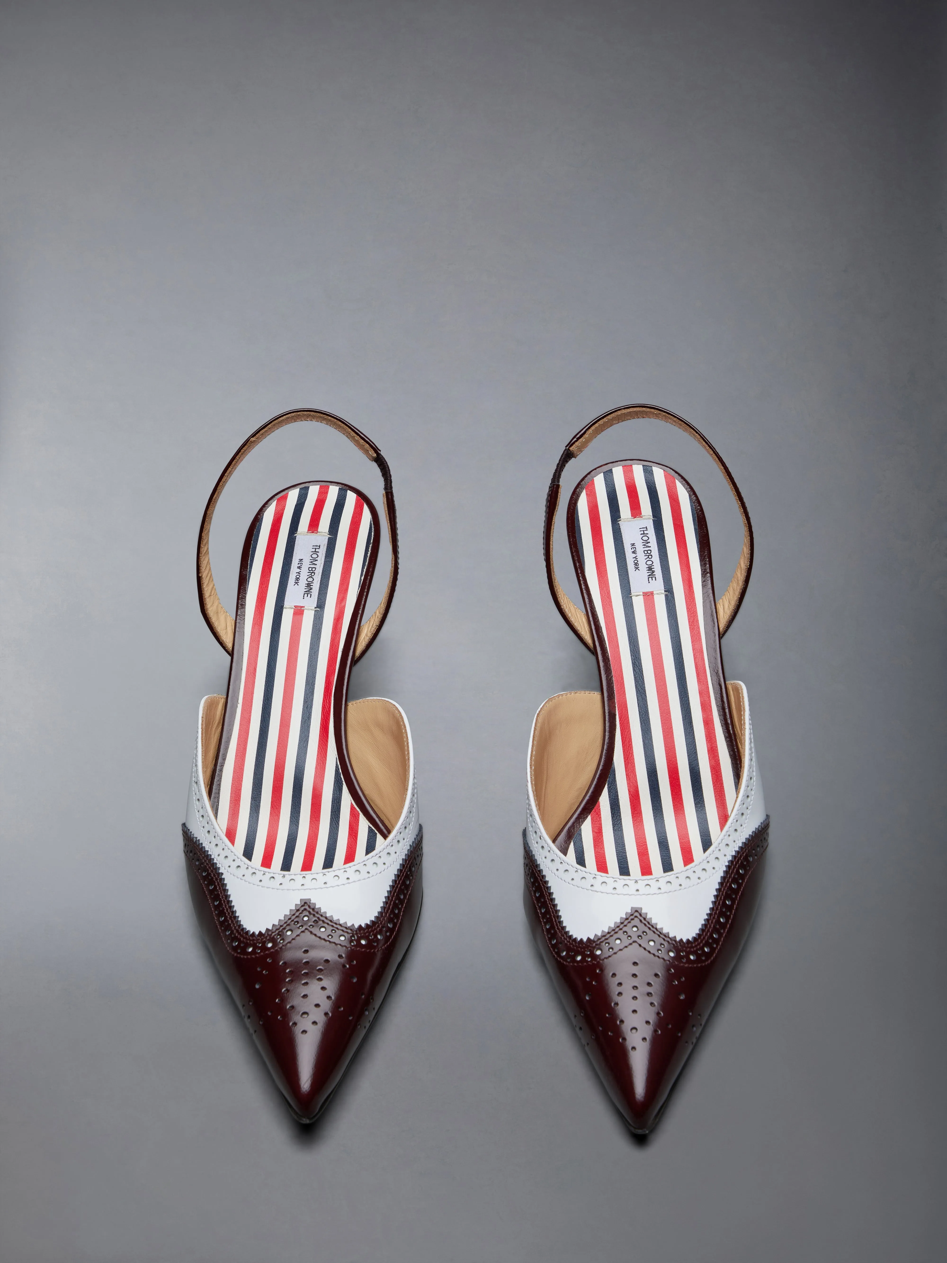 SPAZZOLATO WINGTIP SLINGBACK sold by Thom Browne product image thumbnail 5