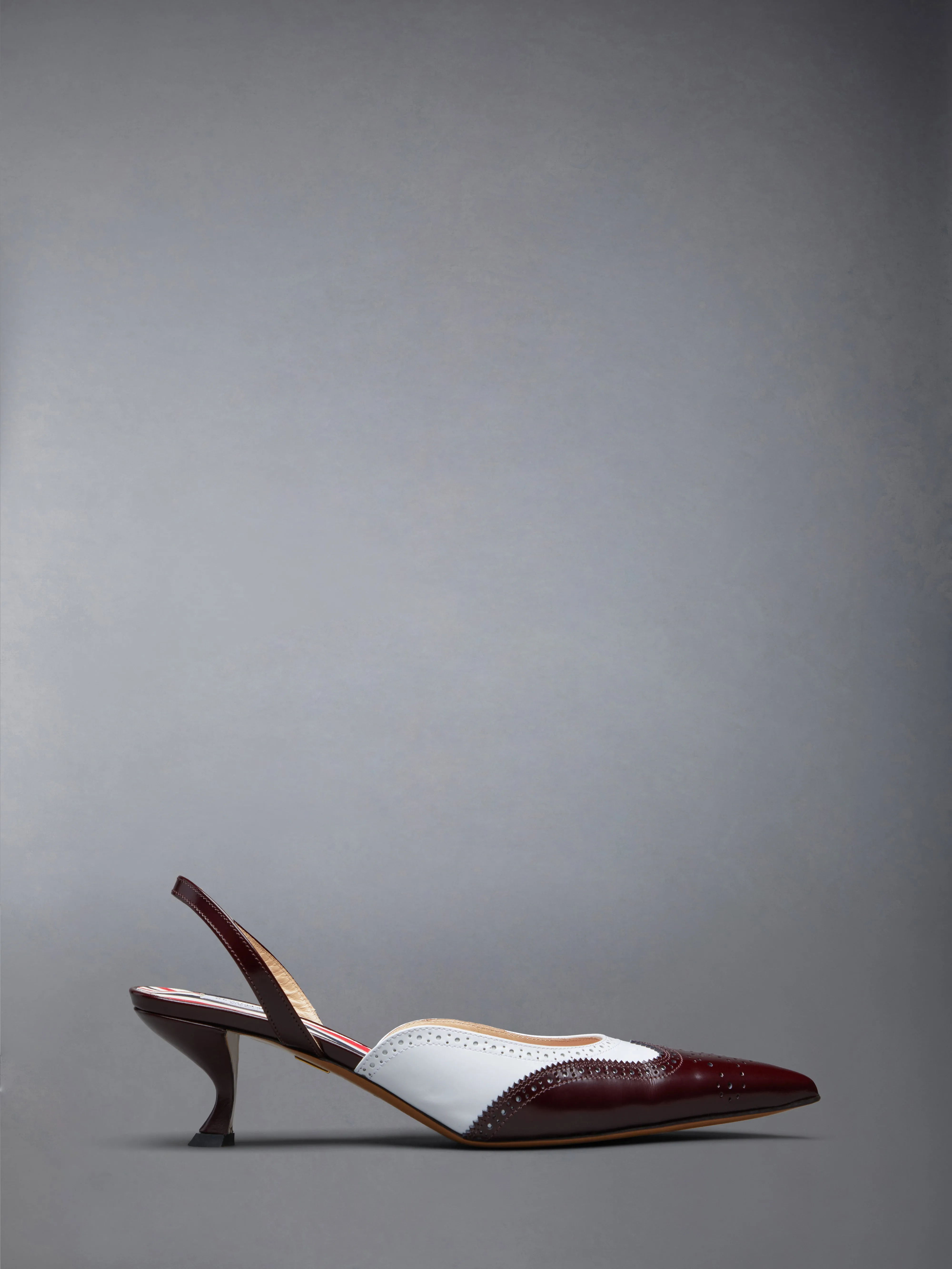 SPAZZOLATO WINGTIP SLINGBACK sold by Thom Browne