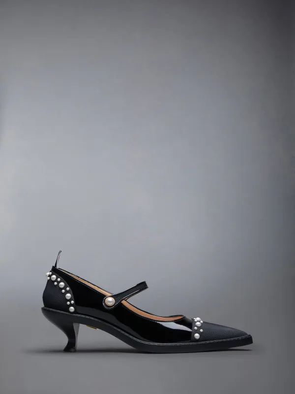PEARLED PATENT THOM JOHN BROGUE made by Thom Browne