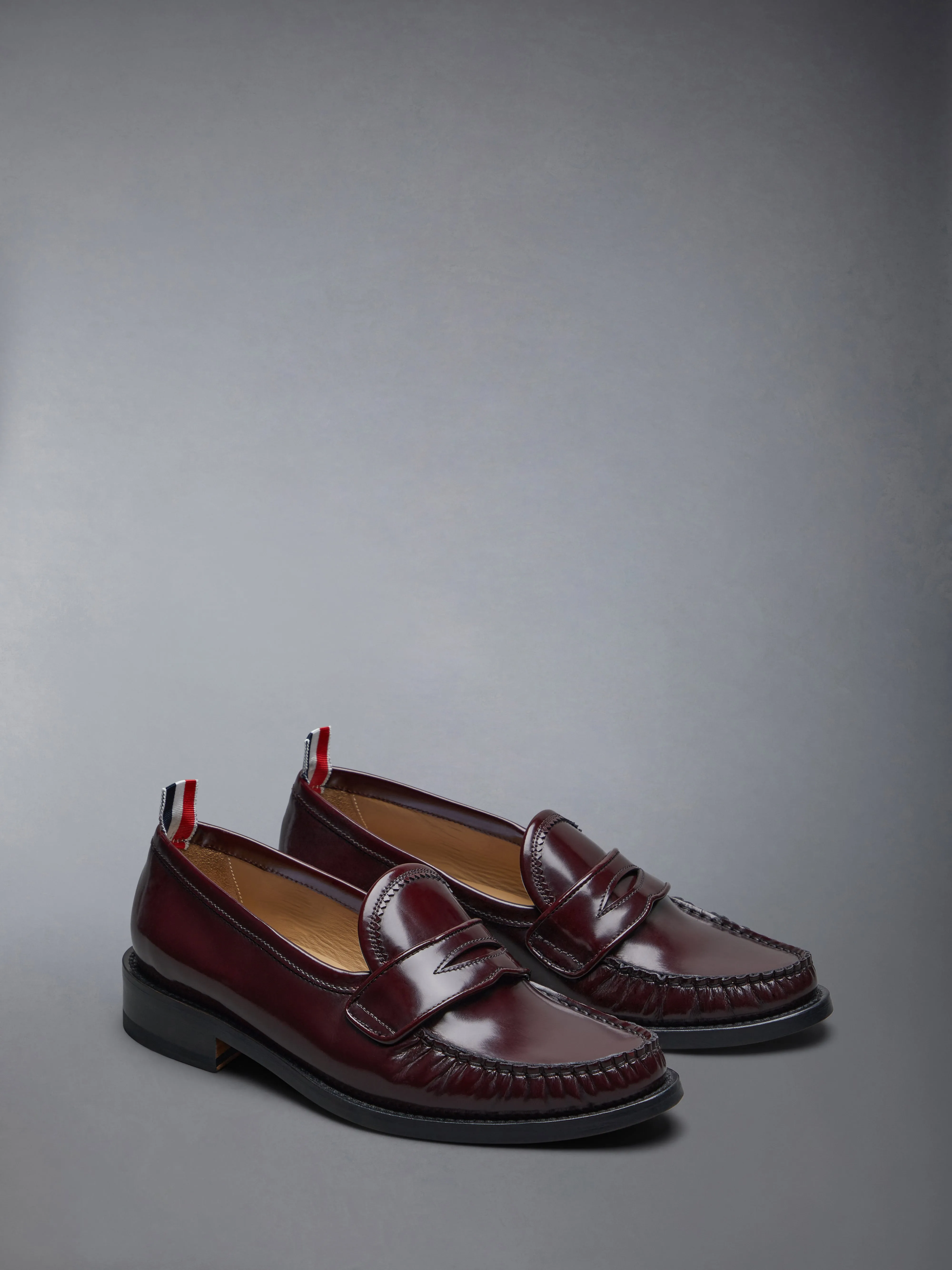 SPAZZOLATO PLEATED VARSITY LOAFER sold by Thom Browne product image thumbnail 2