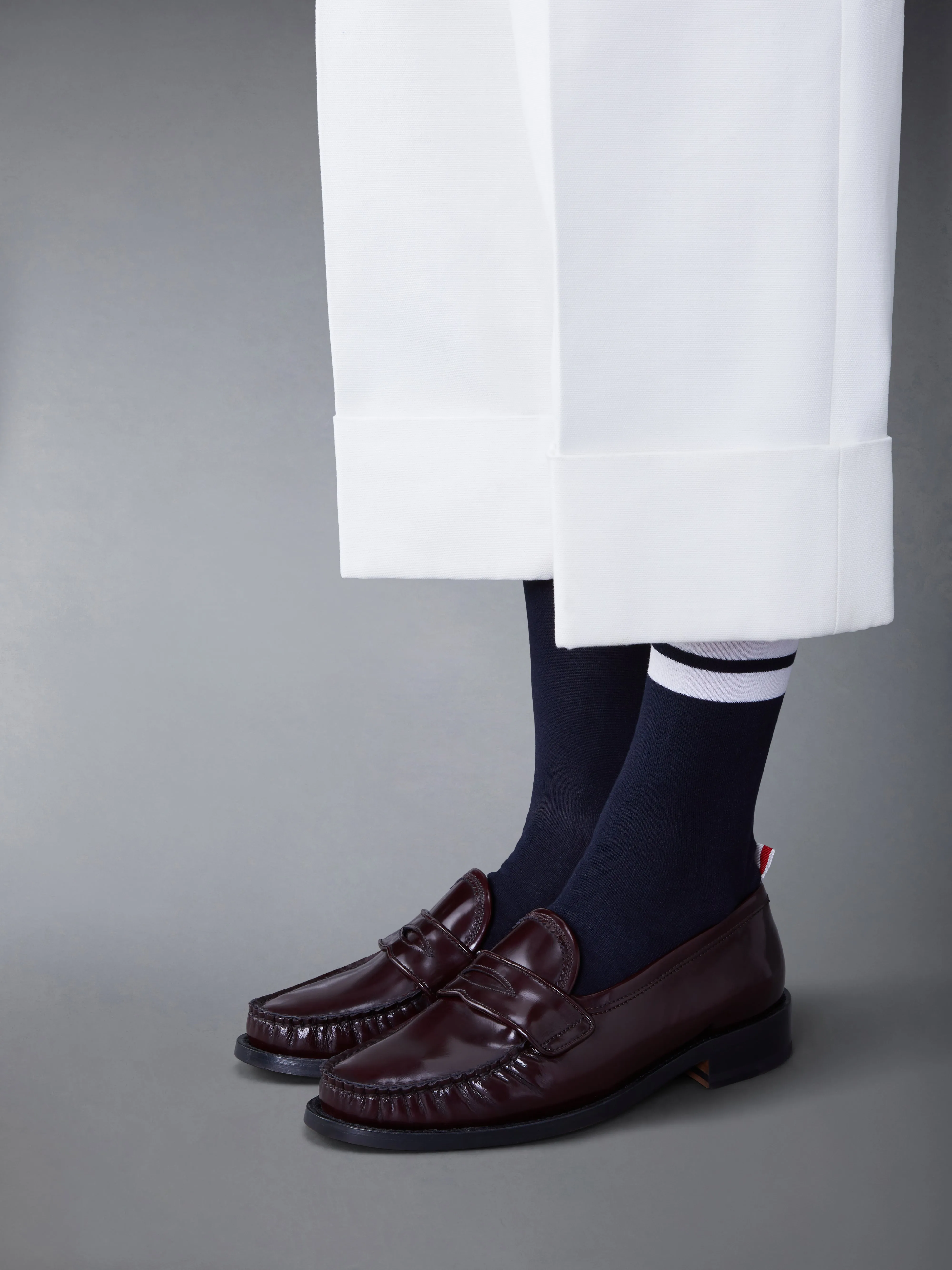 SPAZZOLATO PLEATED VARSITY LOAFER sold by Thom Browne product image thumbnail 4