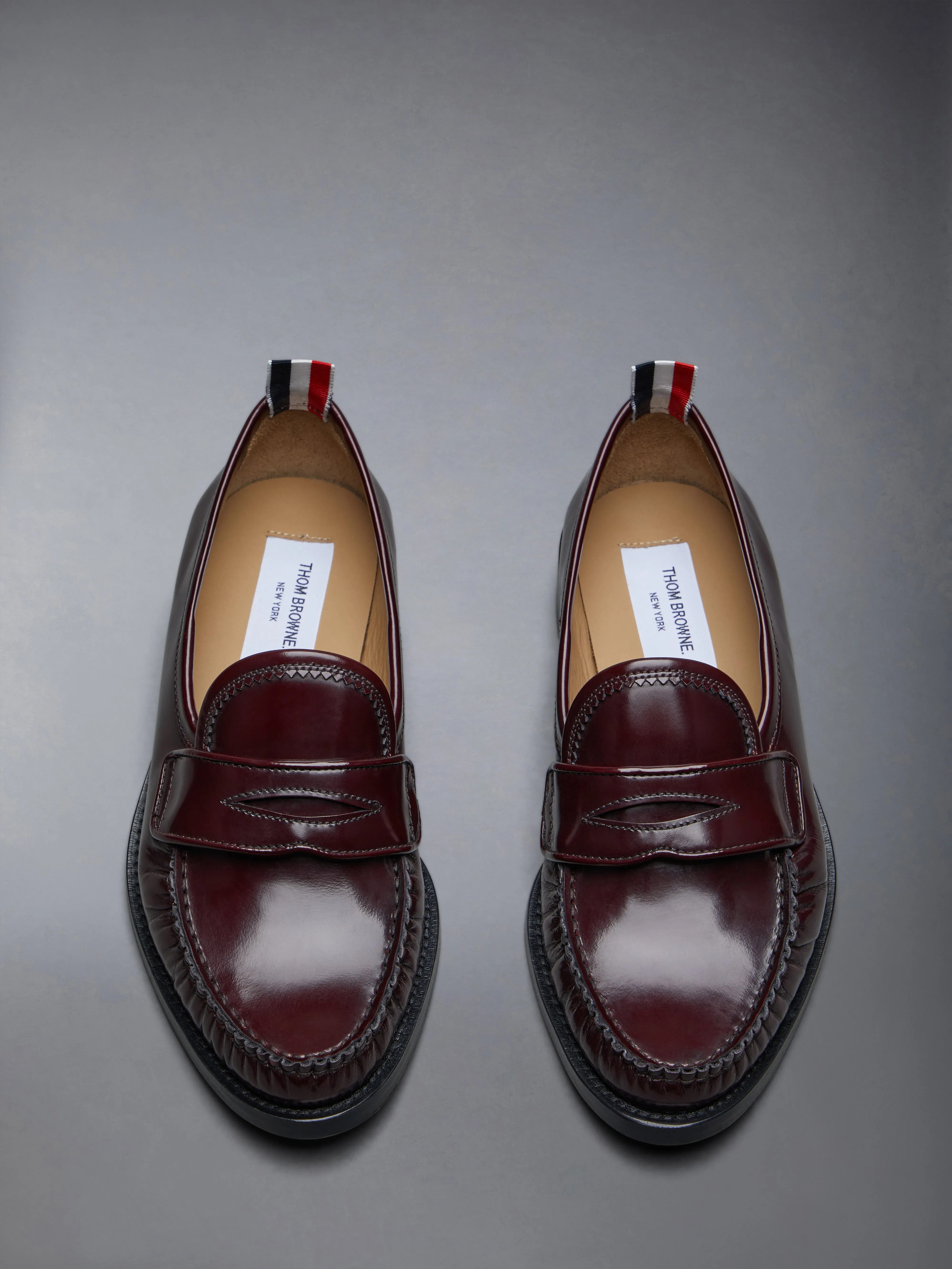 SPAZZOLATO PLEATED VARSITY LOAFER sold by Thom Browne product image thumbnail 5