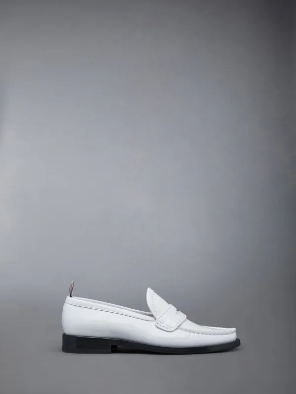 SPAZZOLATO PLEATED VARSITY LOAFER sold by Thom Browne