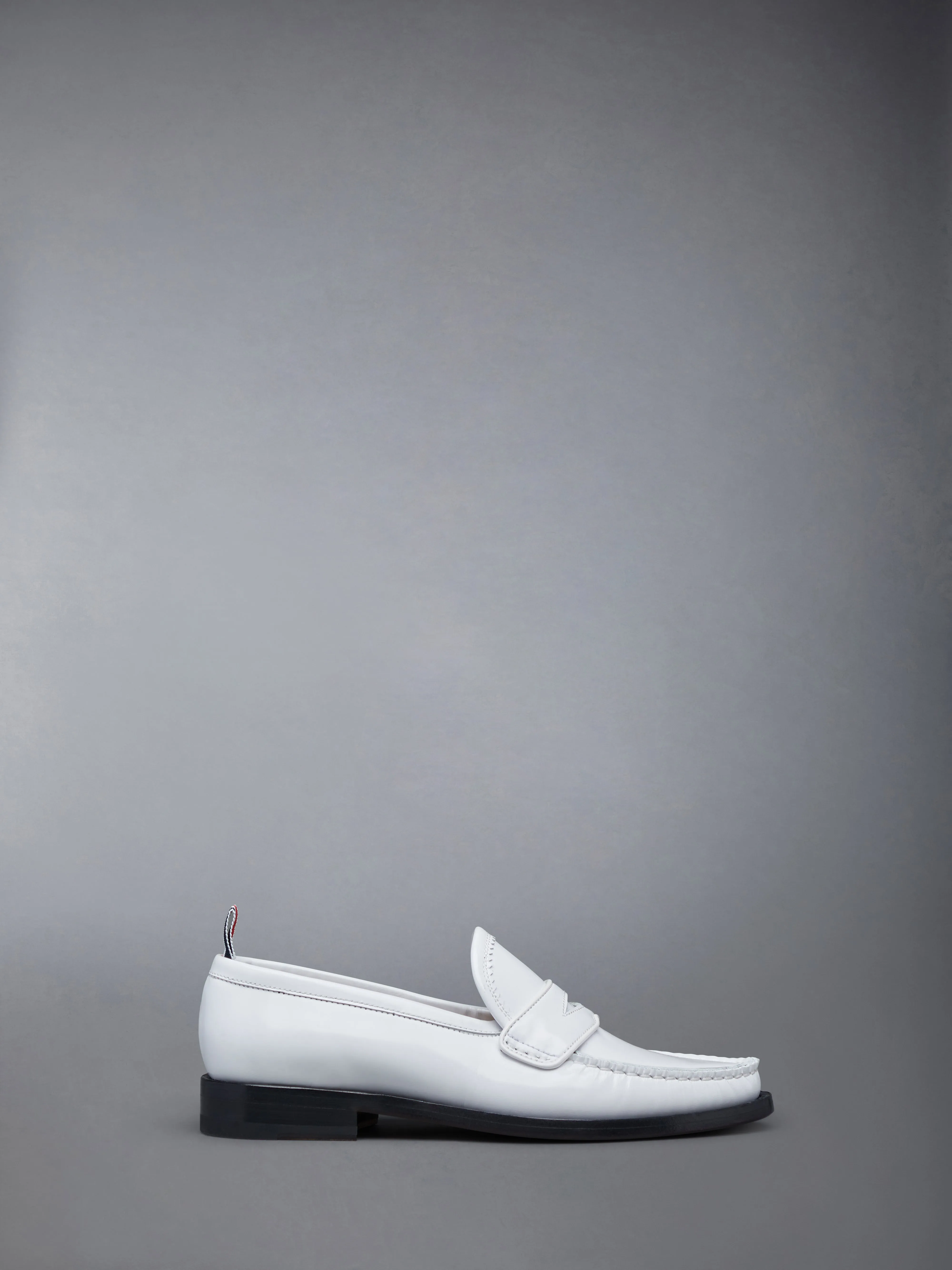 SPAZZOLATO PLEATED VARSITY LOAFER sold by Thom Browne