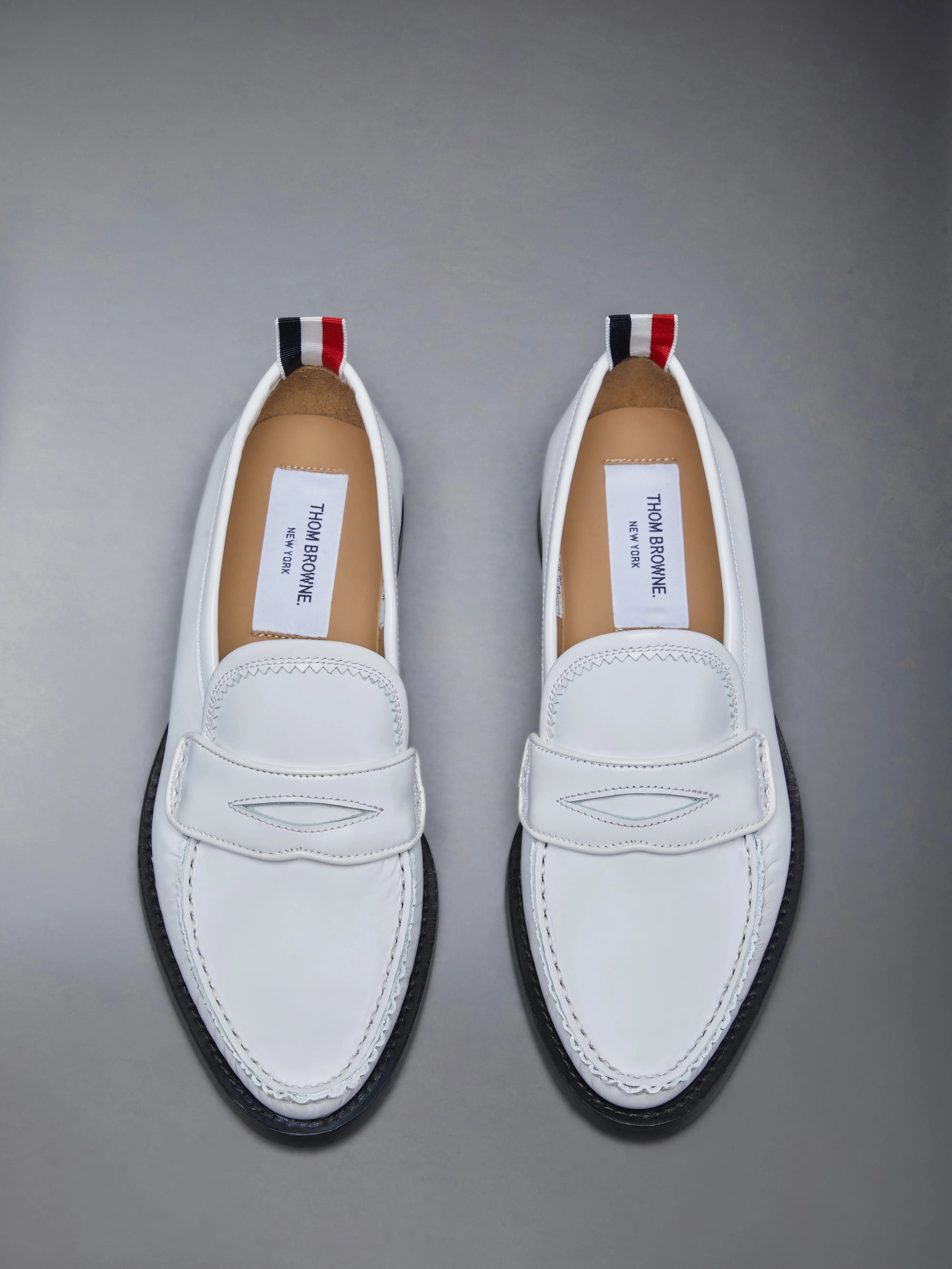SPAZZOLATO PLEATED VARSITY LOAFER sold by Thom Browne product image thumbnail 5
