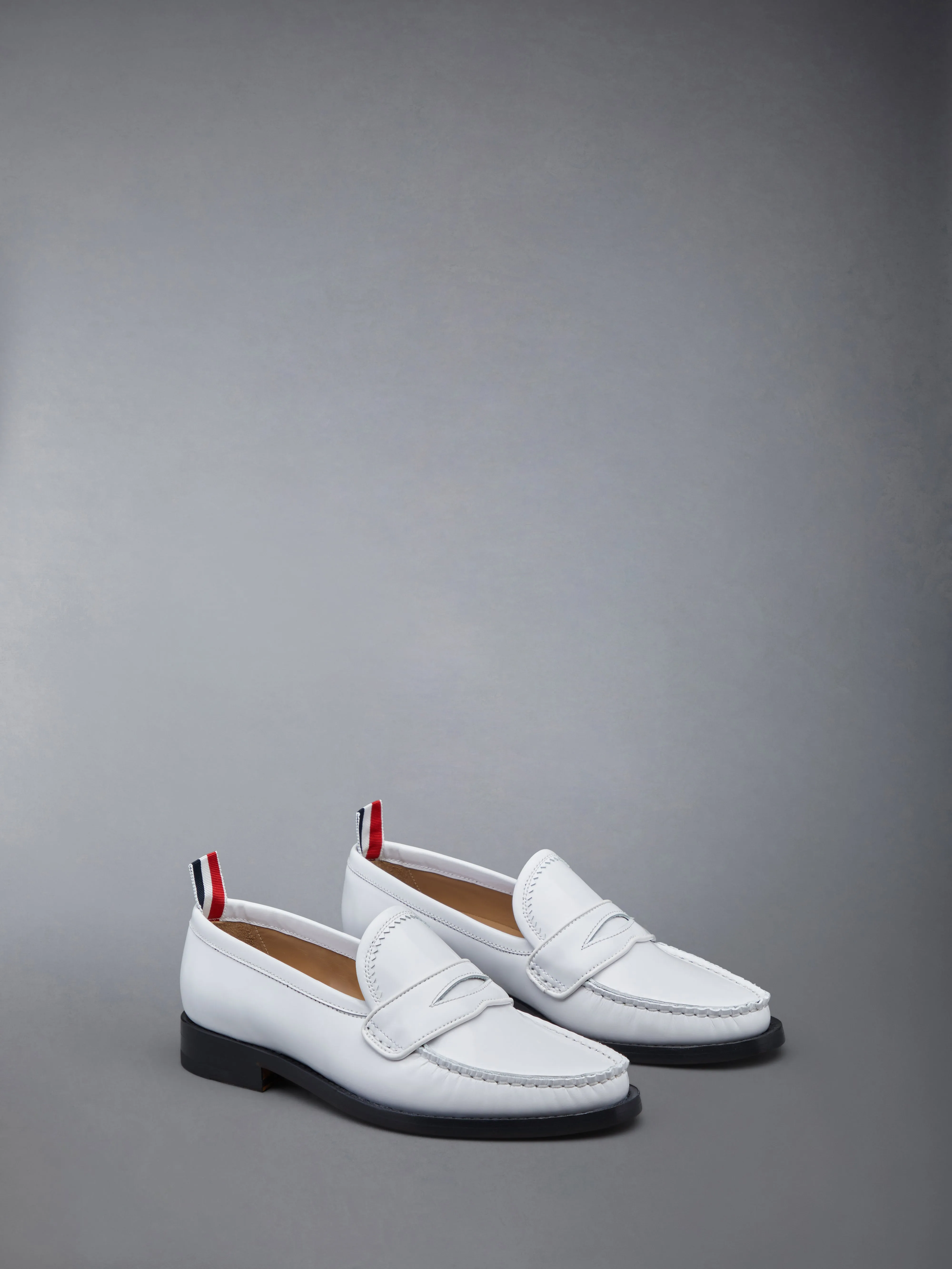 SPAZZOLATO PLEATED VARSITY LOAFER sold by Thom Browne product image thumbnail 2