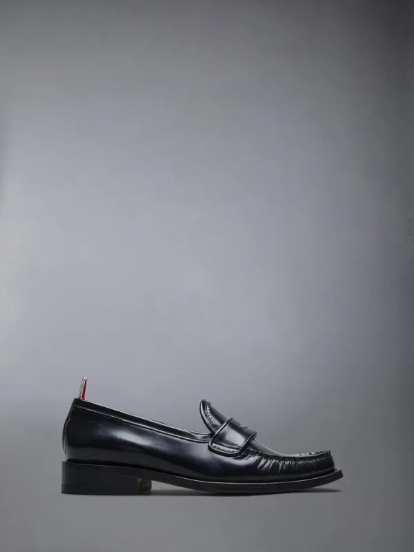 SPAZZOLATO PLEATED VARSITY LOAFER sold by Thom Browne