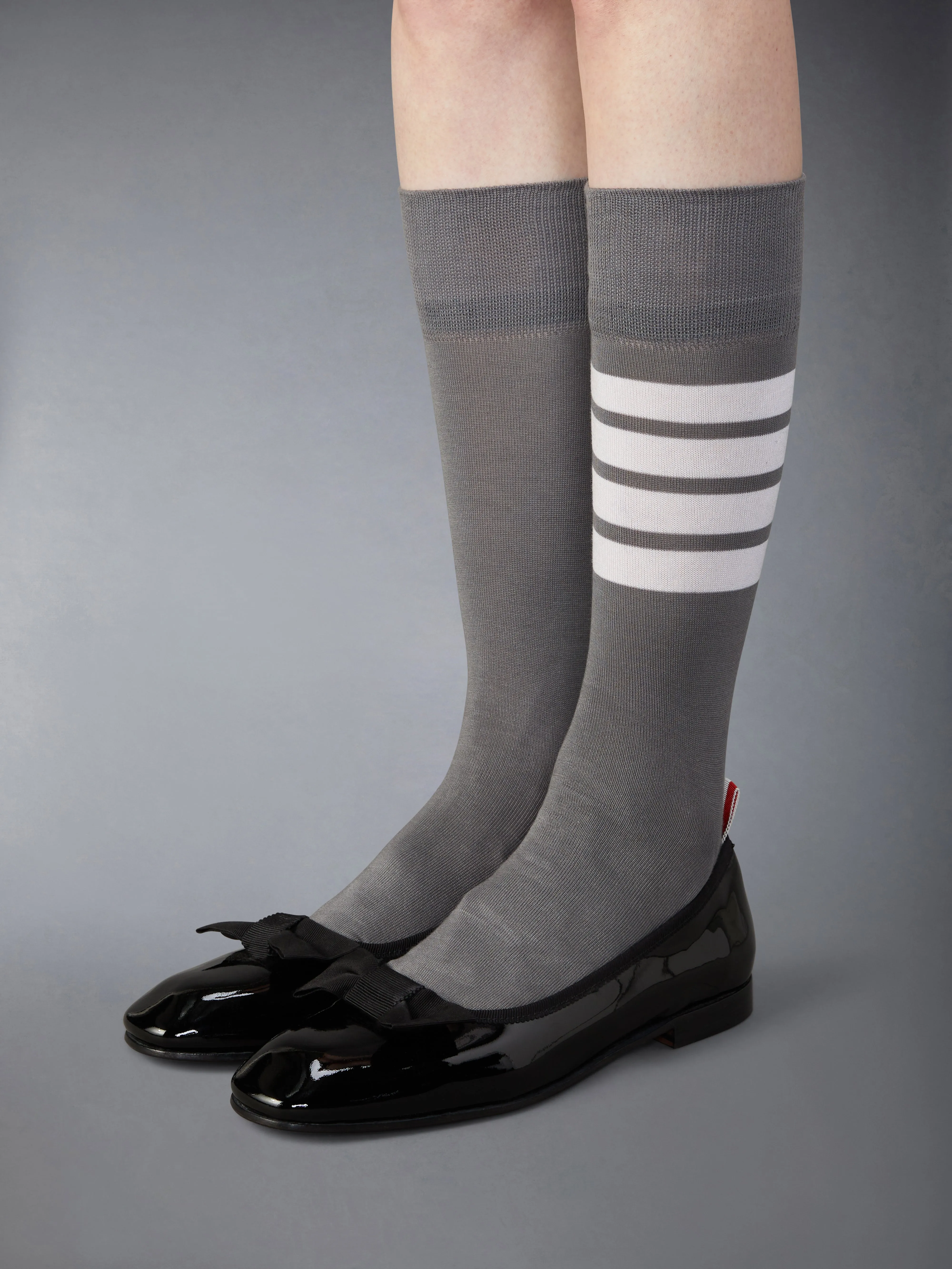 SOFT PATENT LEATHER SOLE OPERA BALLERINA sold by Thom Browne product image thumbnail 4