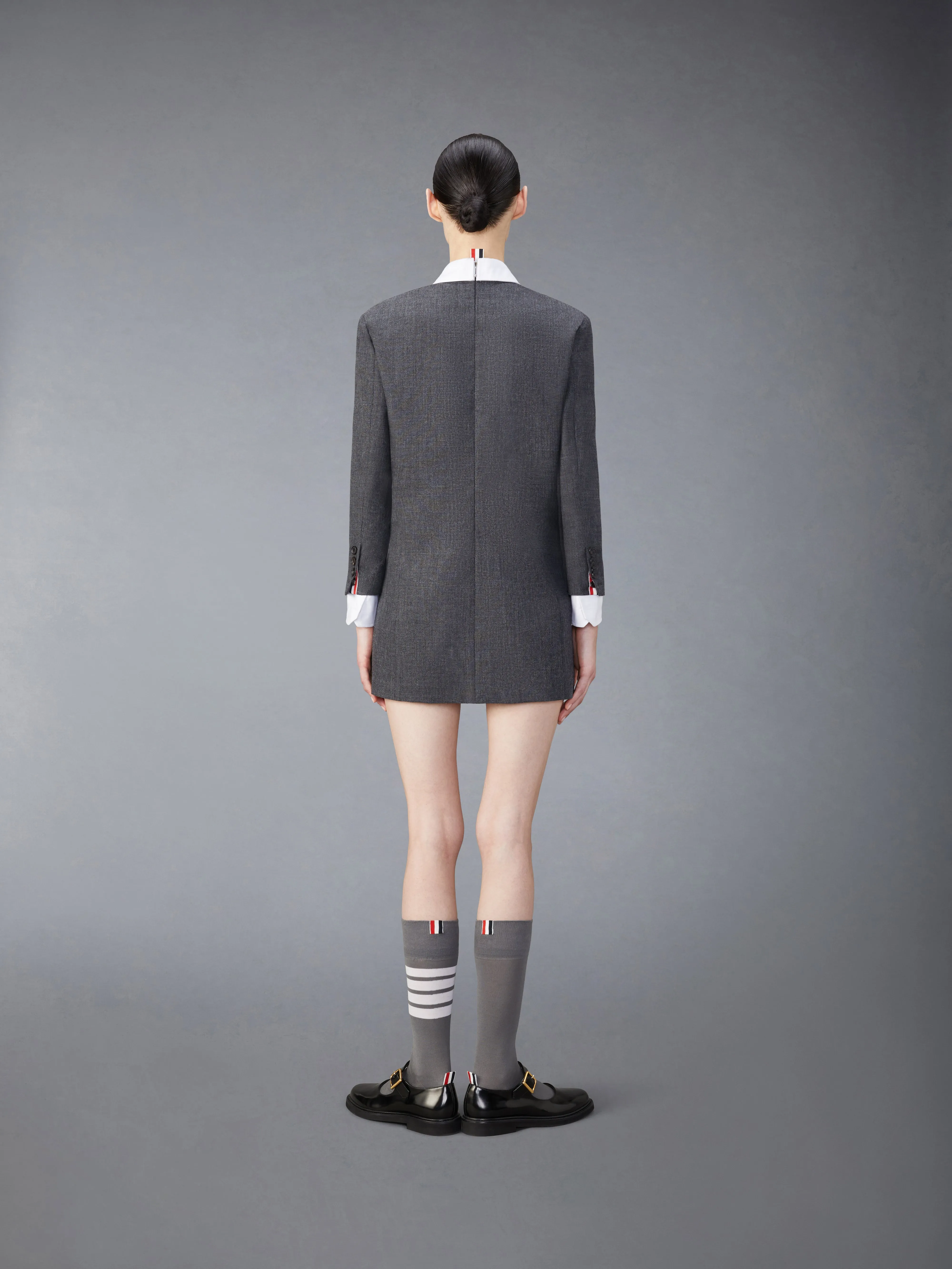 WOOL MINI SHIFT DRESS sold by Thom Browne product image thumbnail 3