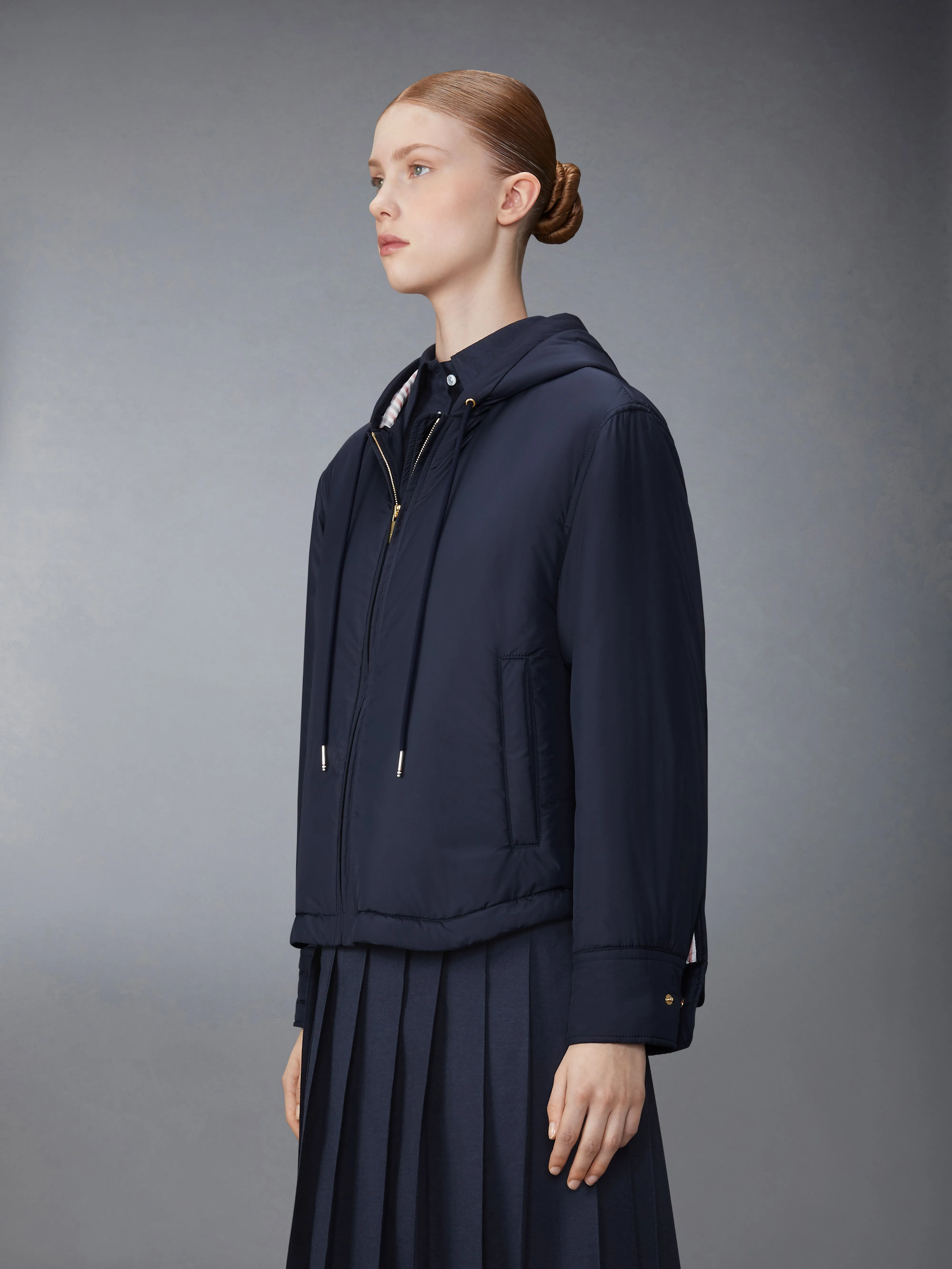 ULTRA LIGHT NYLON TECH DOWN JACKET sold by Thom Browne product image thumbnail 4