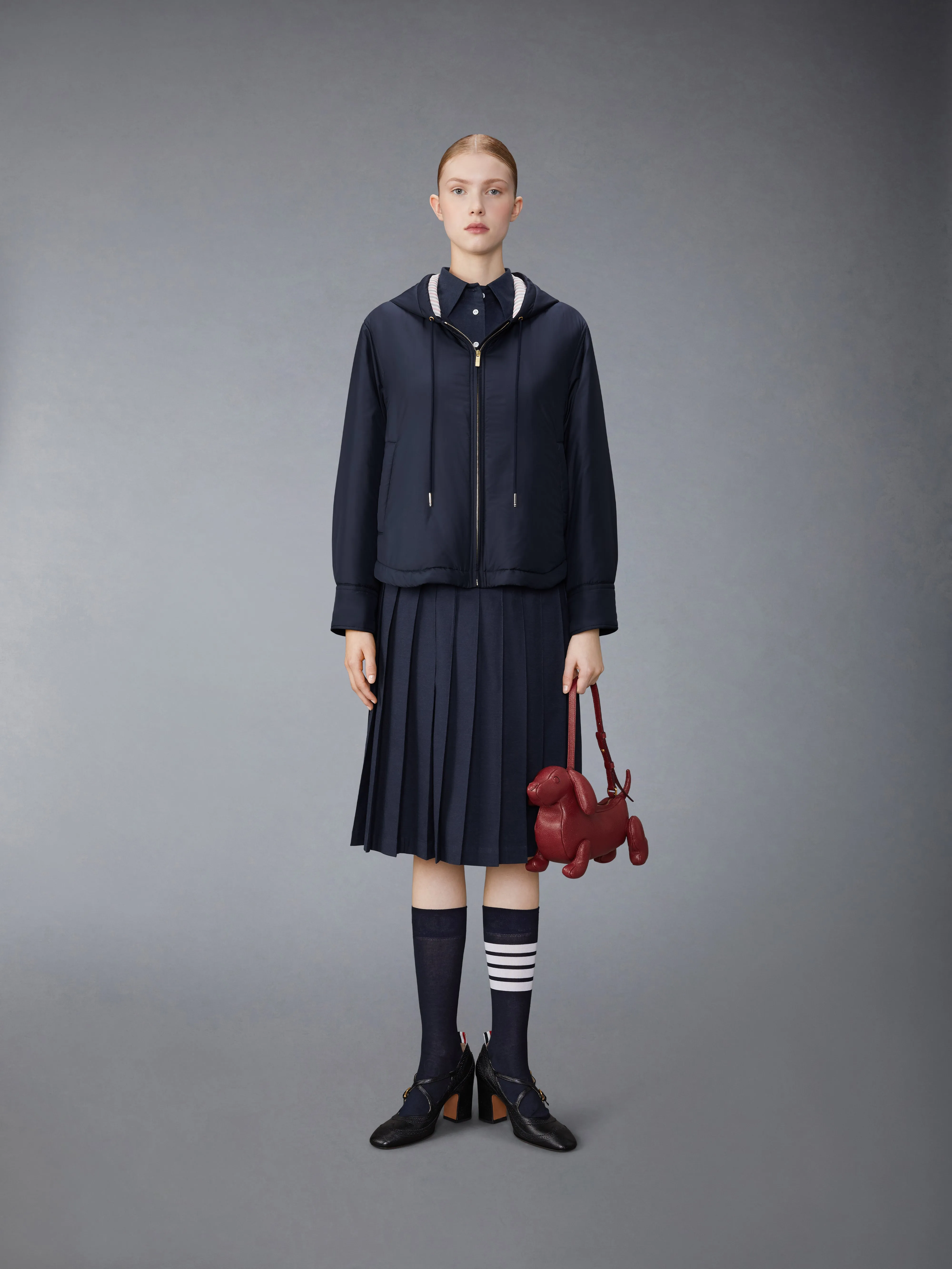 ULTRA LIGHT NYLON TECH DOWN JACKET sold by Thom Browne product image thumbnail 3