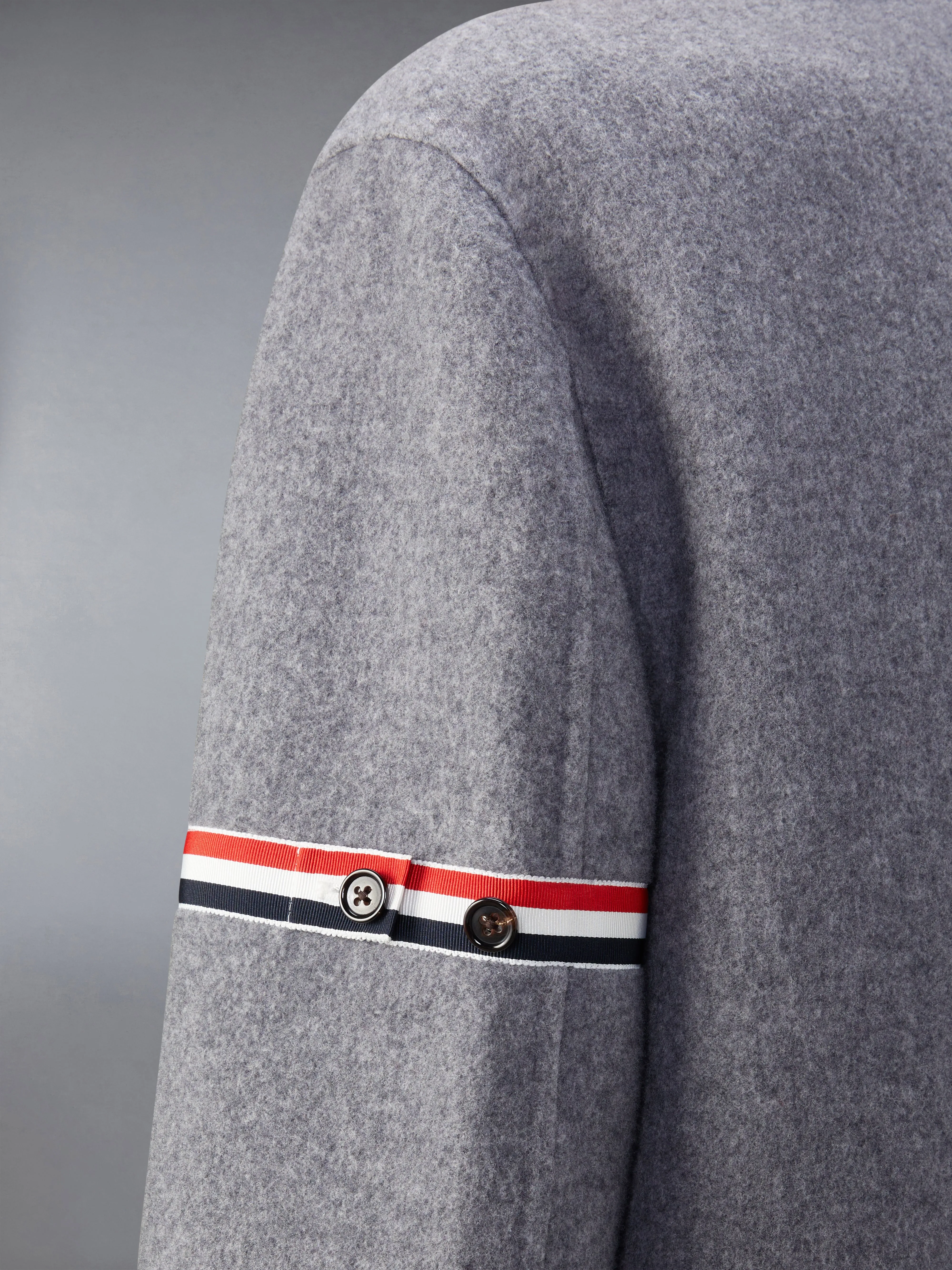 WOOL CASHMERE ARMBAND BELL SLEEVE JACKET sold by Thom Browne product image thumbnail 4