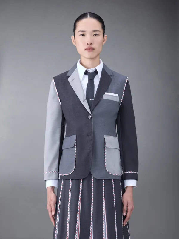 CLASSIC FUNMIX TWILL SPORTCOAT sold by Thom Browne