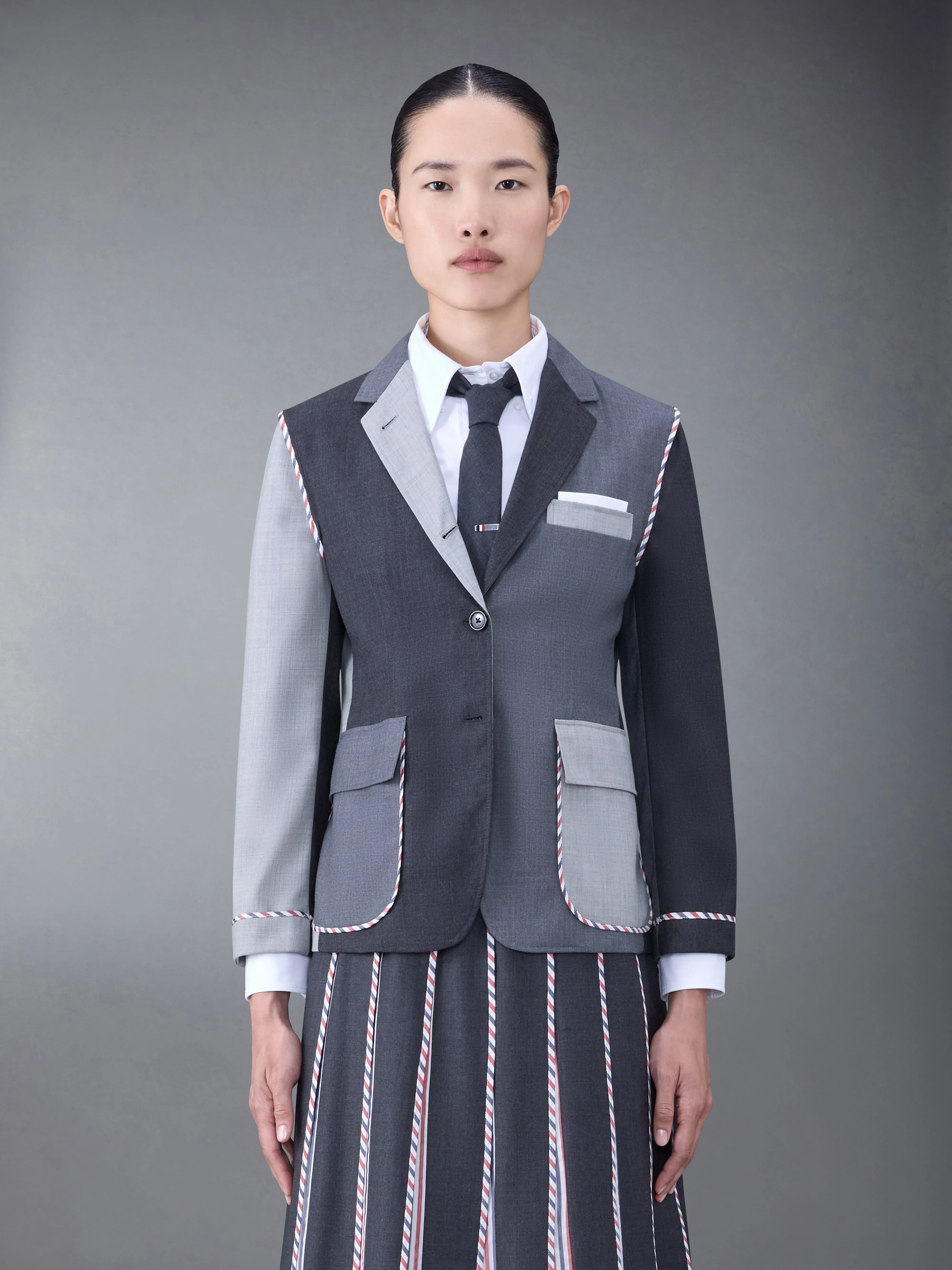 CLASSIC FUNMIX TWILL SPORTCOAT sold by Thom Browne