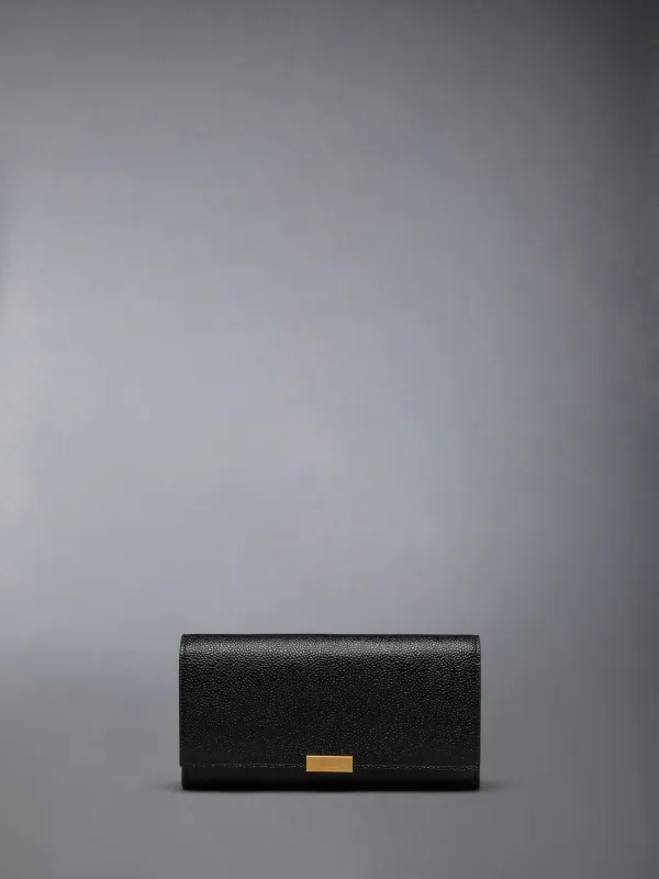 PEBBLE GRAIN PAVE WALLET sold by Thom Browne