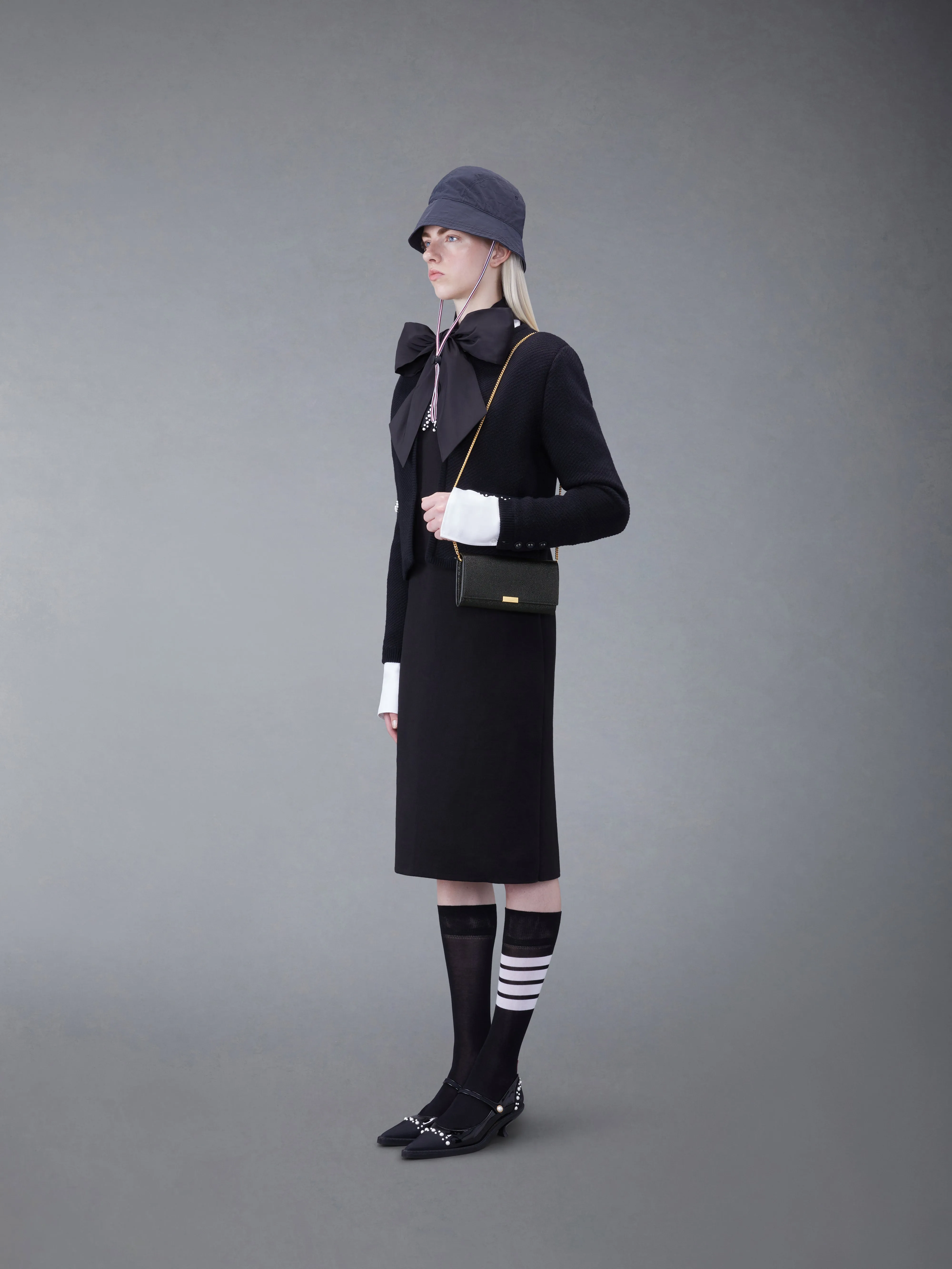 PEBBLE GRAIN PAVE WALLET sold by Thom Browne product image thumbnail 3