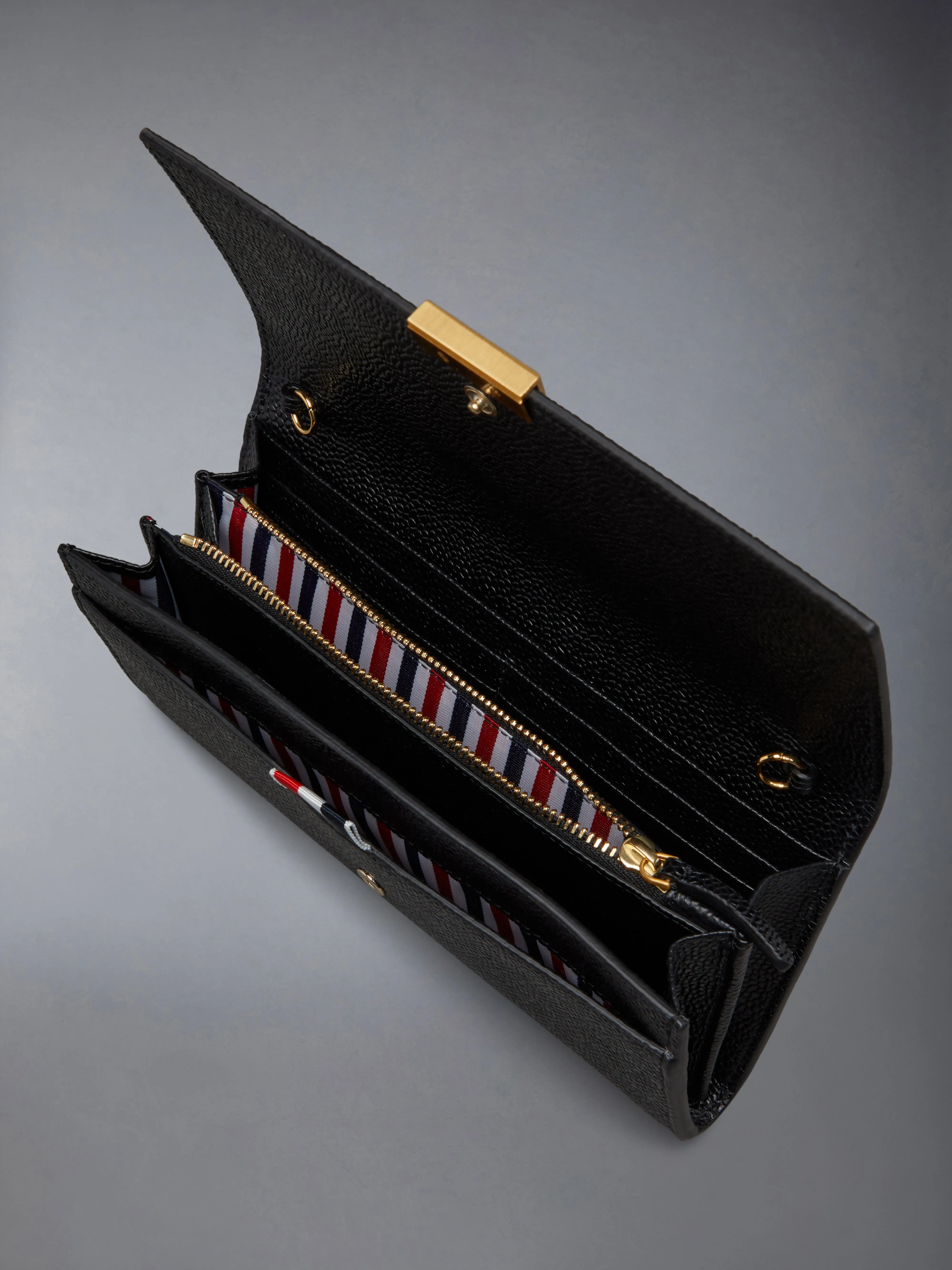 PEBBLE GRAIN PAVE WALLET sold by Thom Browne product image thumbnail 5