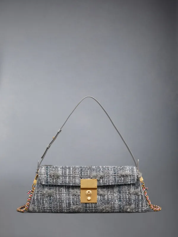TWEED MRS. THOM BAGUETTE CLUTCH made by Thom Browne