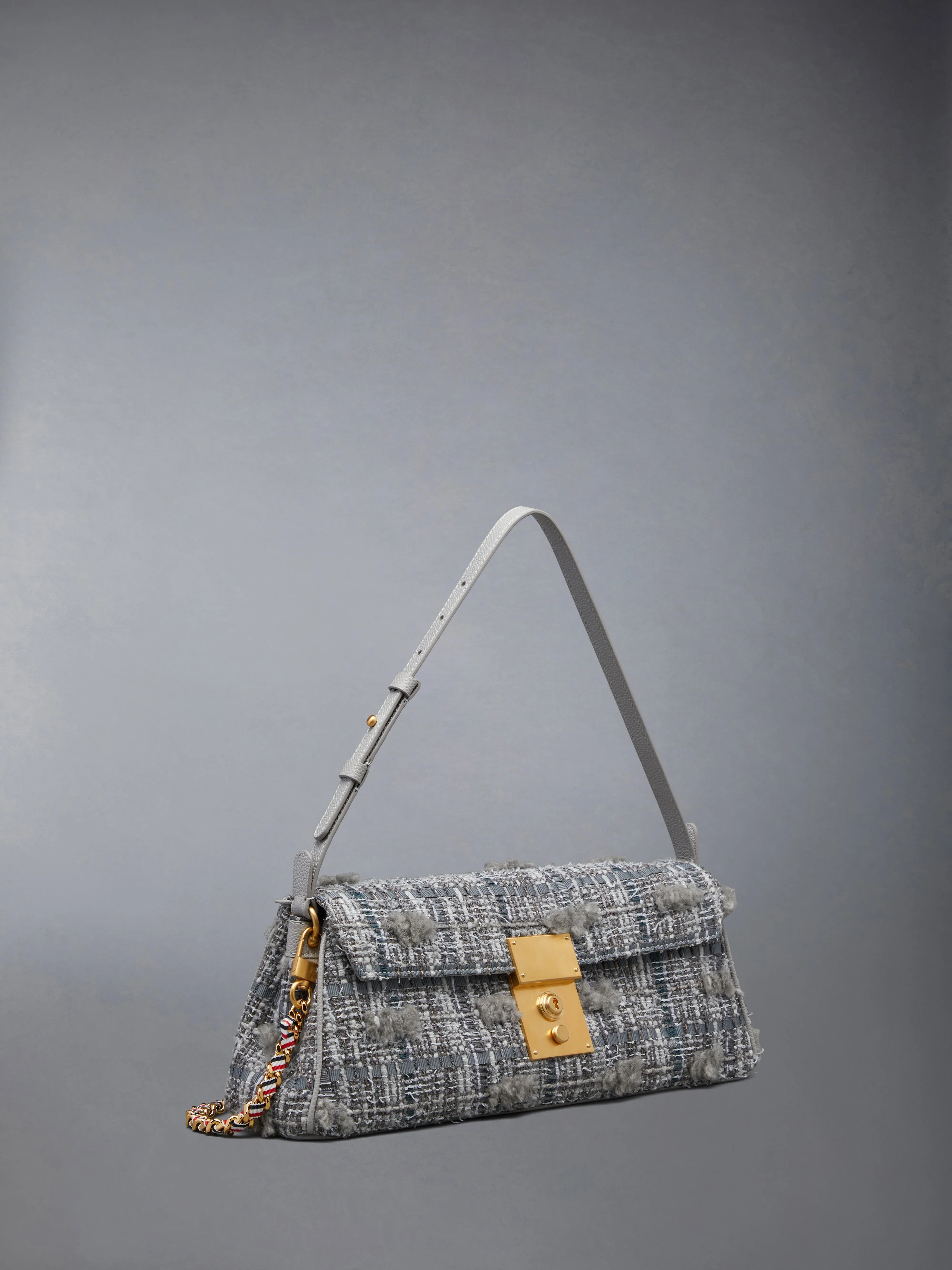 TWEED MRS. THOM BAGUETTE CLUTCH sold by Thom Browne product image thumbnail 2